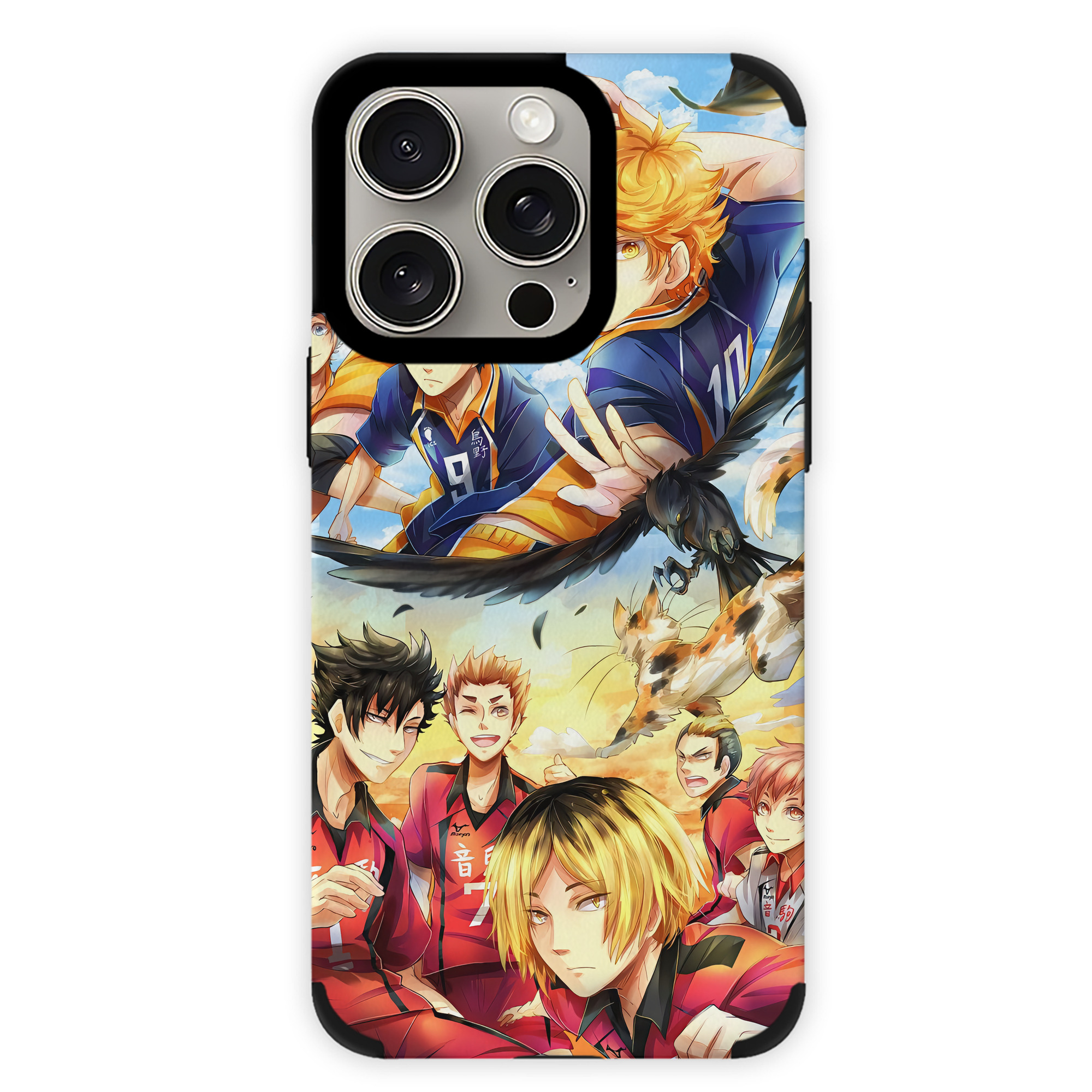 （画像用） ハイキュー!! Haikyu!! 【iPhone15ProMax対応】 PUレザー スマホケース 耐衝撃＆黄変防止