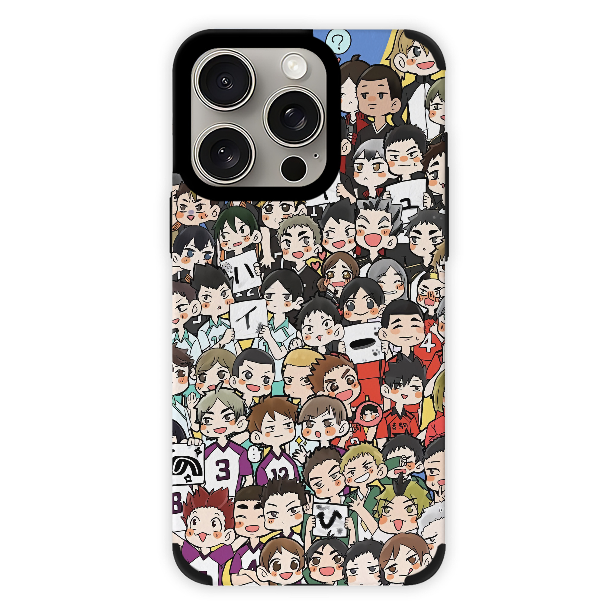 （画像用） ハイキュー!! Haikyu!! 【iPhone15ProMax対応】 PUレザー スマホケース 耐衝撃＆黄変防止