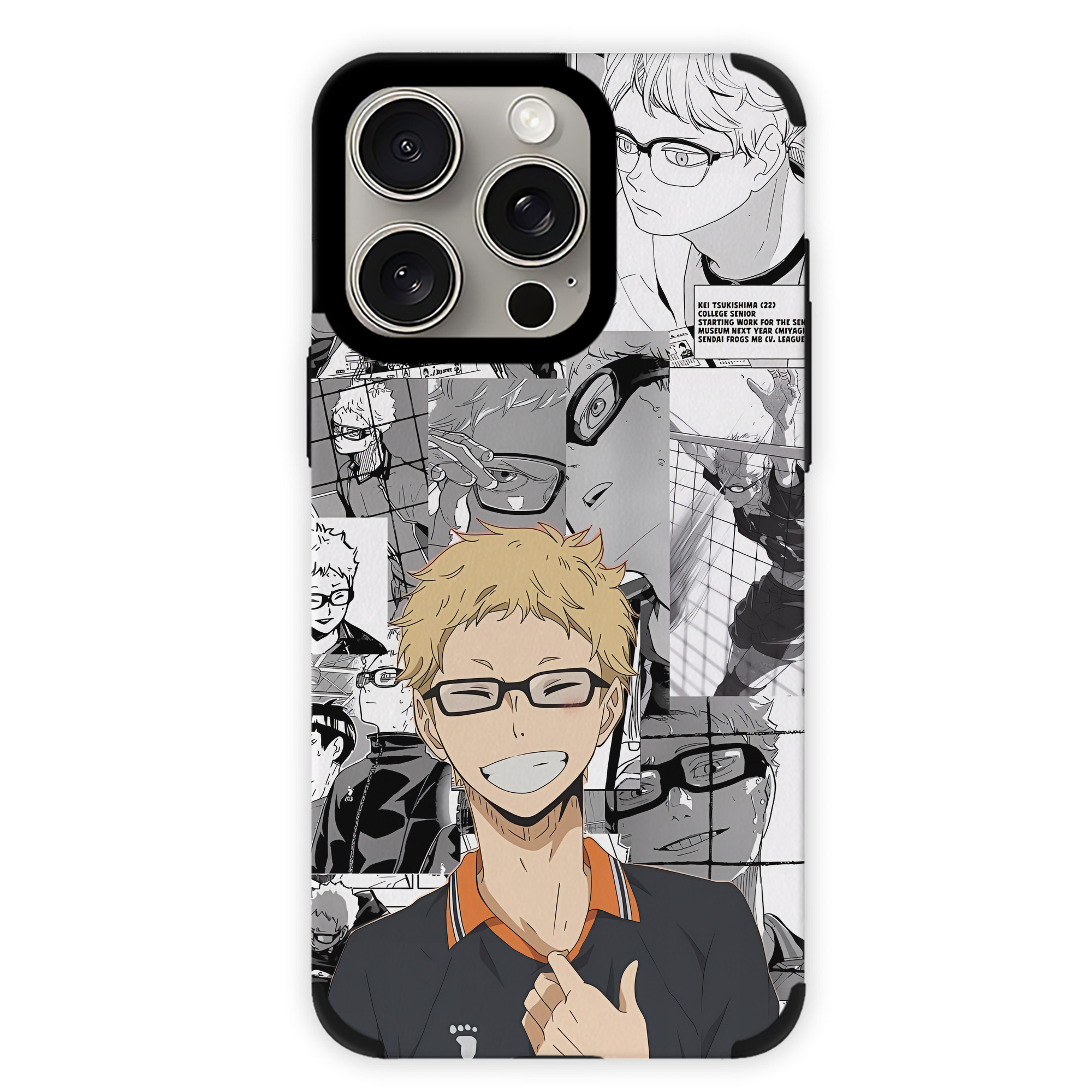 （画像用） ハイキュー!! Haikyu!! 【iPhone15ProMax対応】 PUレザー スマホケース 耐衝撃＆黄変防止