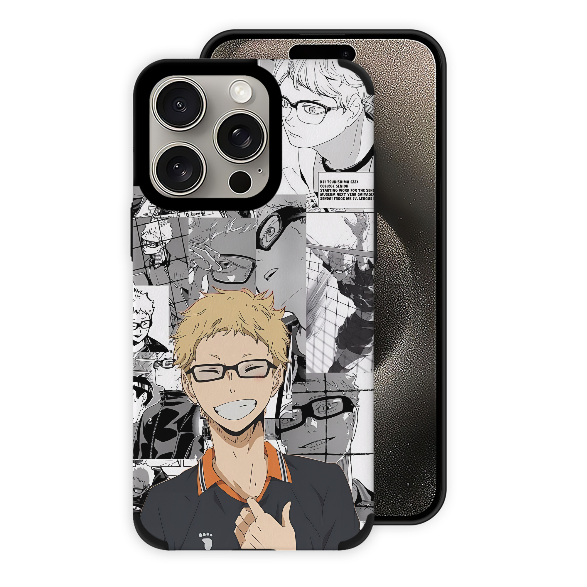 （画像用） ハイキュー!! Haikyu!! 【iPhone15ProMax対応】 PUレザー スマホケース 耐衝撃＆黄変防止