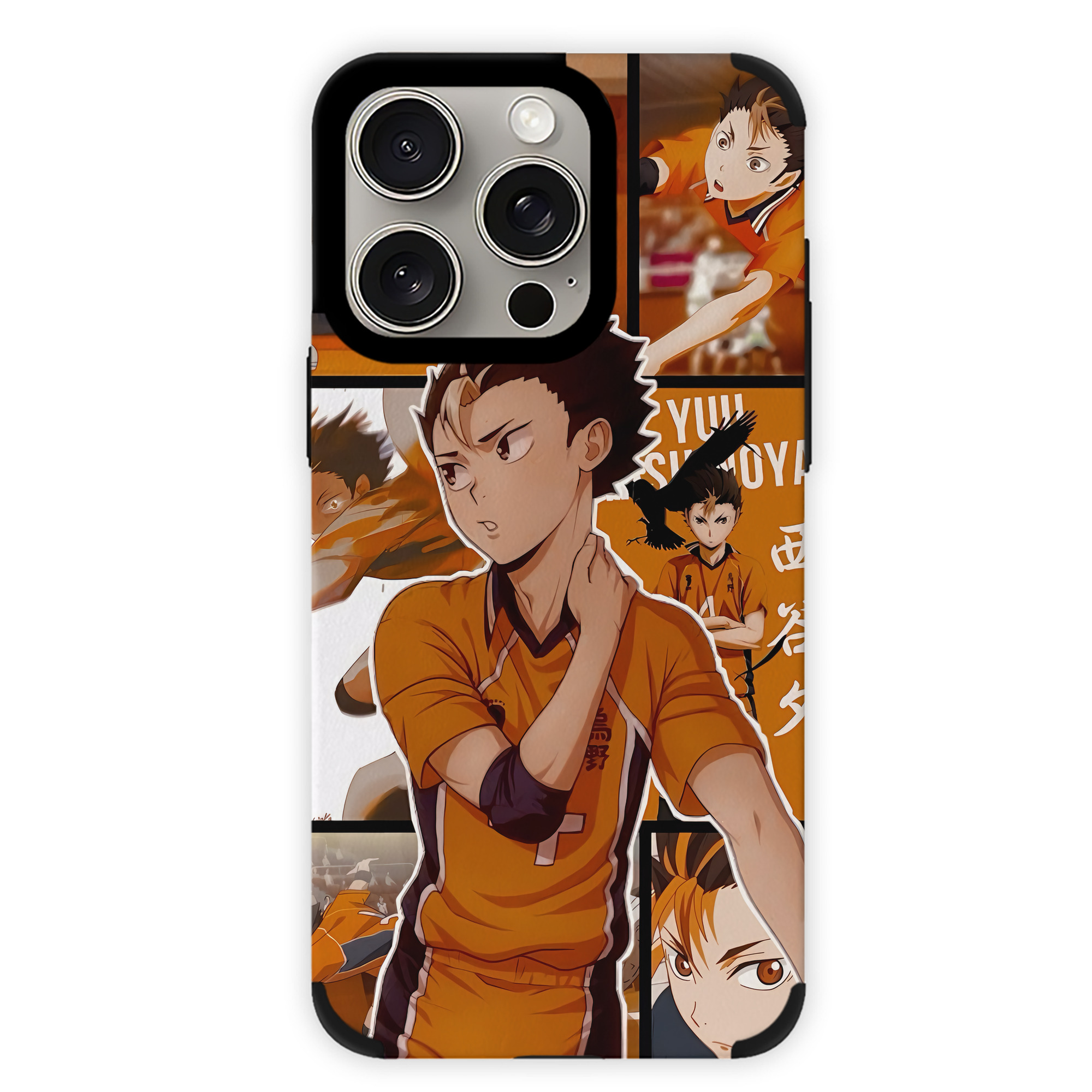 （画像用） ハイキュー!! Haikyu!! 【iPhone15ProMax対応】 PUレザー スマホケース 耐衝撃＆黄変防止