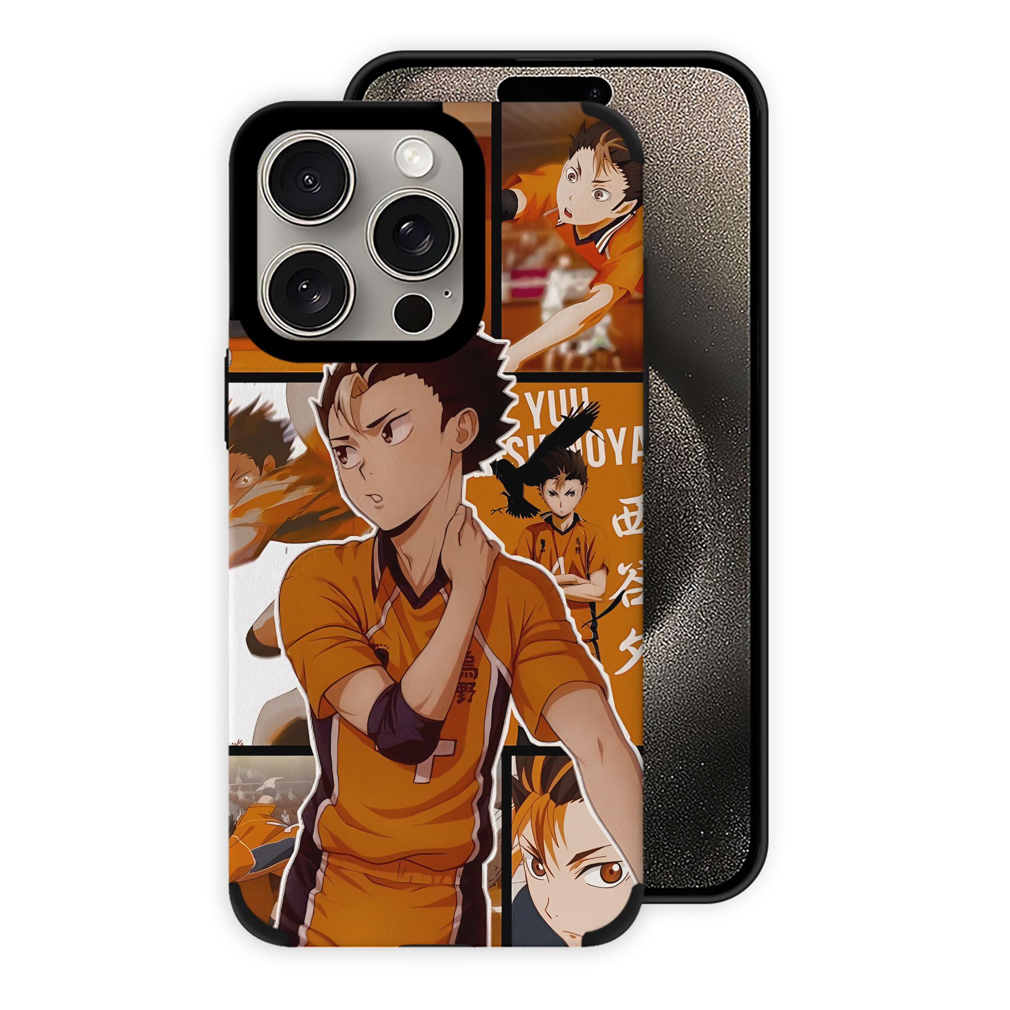 （画像用） ハイキュー!! Haikyu!! 【iPhone15ProMax対応】 PUレザー スマホケース 耐衝撃＆黄変防止