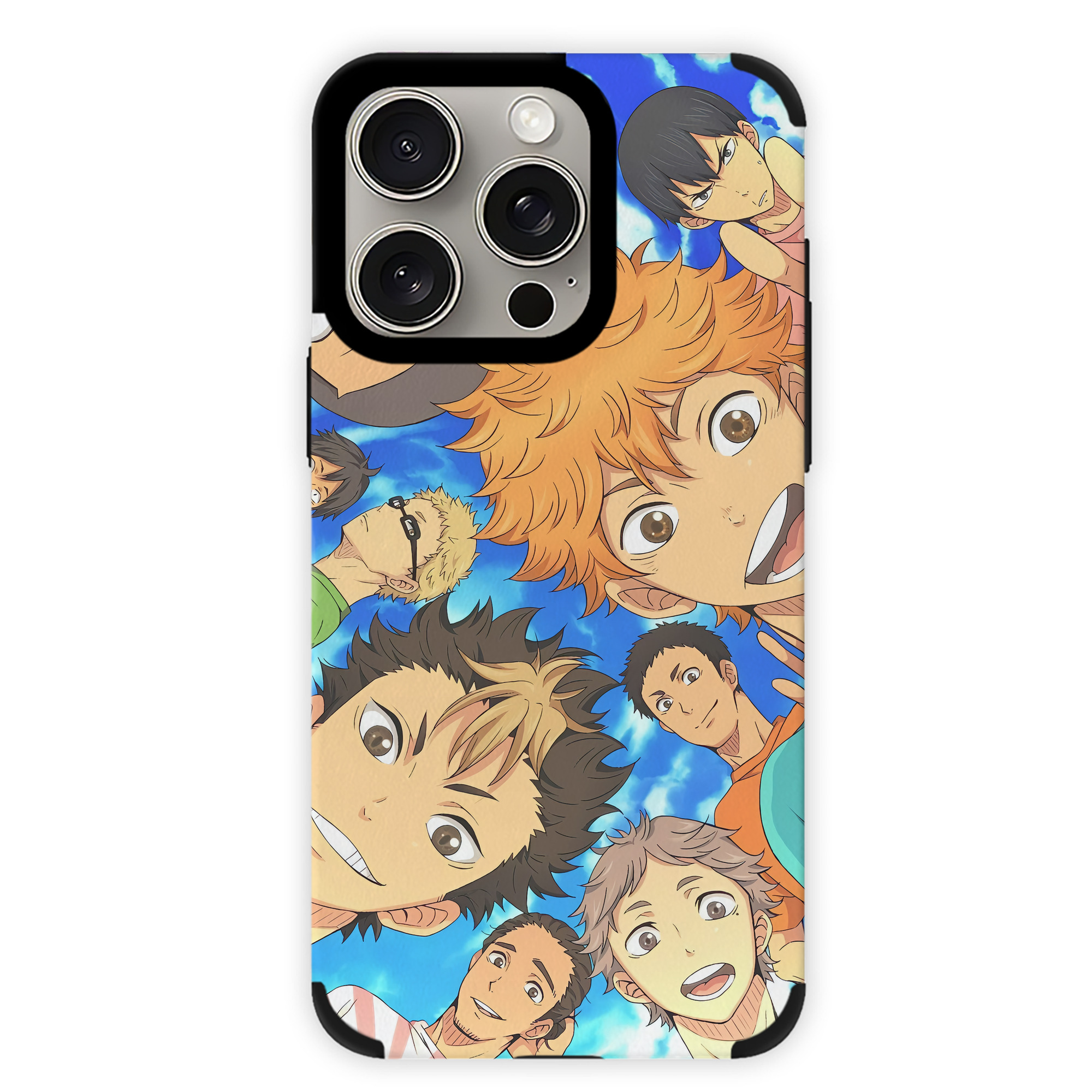 （画像用） ハイキュー!! Haikyu!! 【iPhone15ProMax対応】 PUレザー スマホケース 耐衝撃＆黄変防止