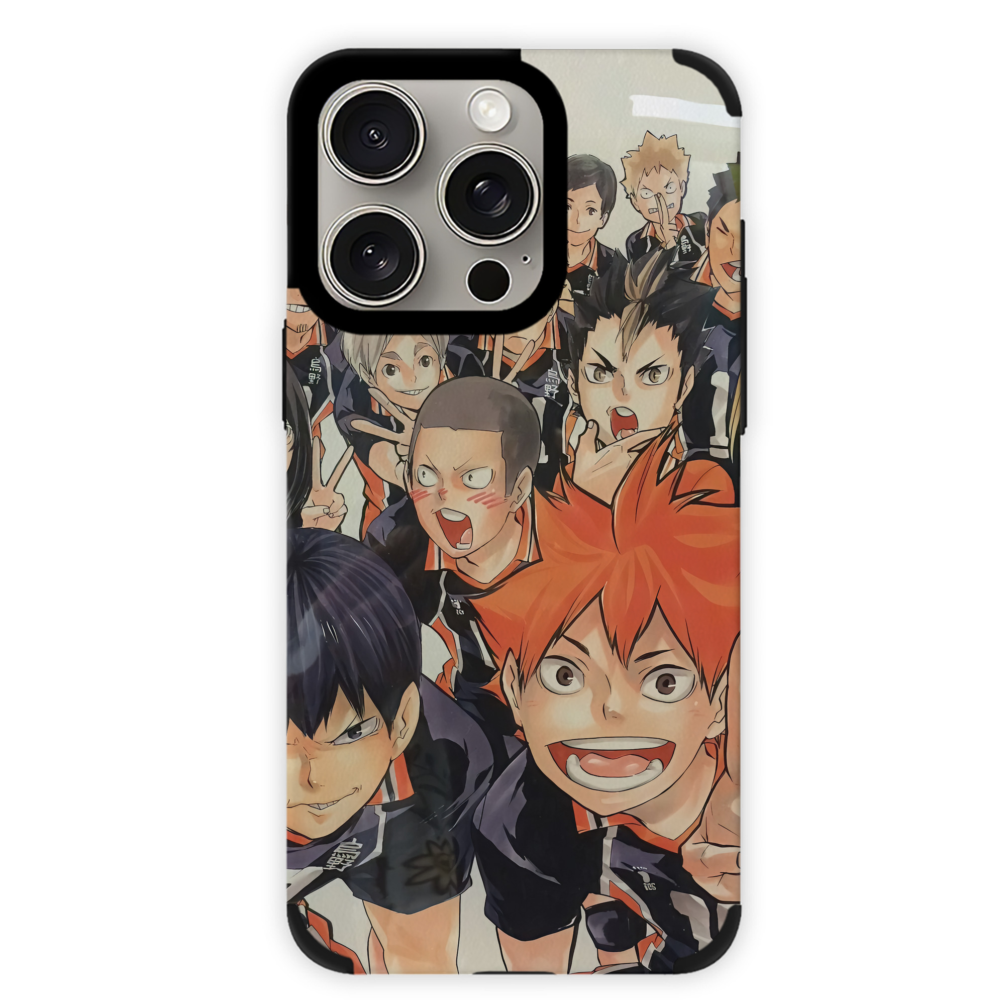 （画像用） ハイキュー!! Haikyu!! 【iPhone15ProMax対応】 PUレザー スマホケース 耐衝撃＆黄変防止