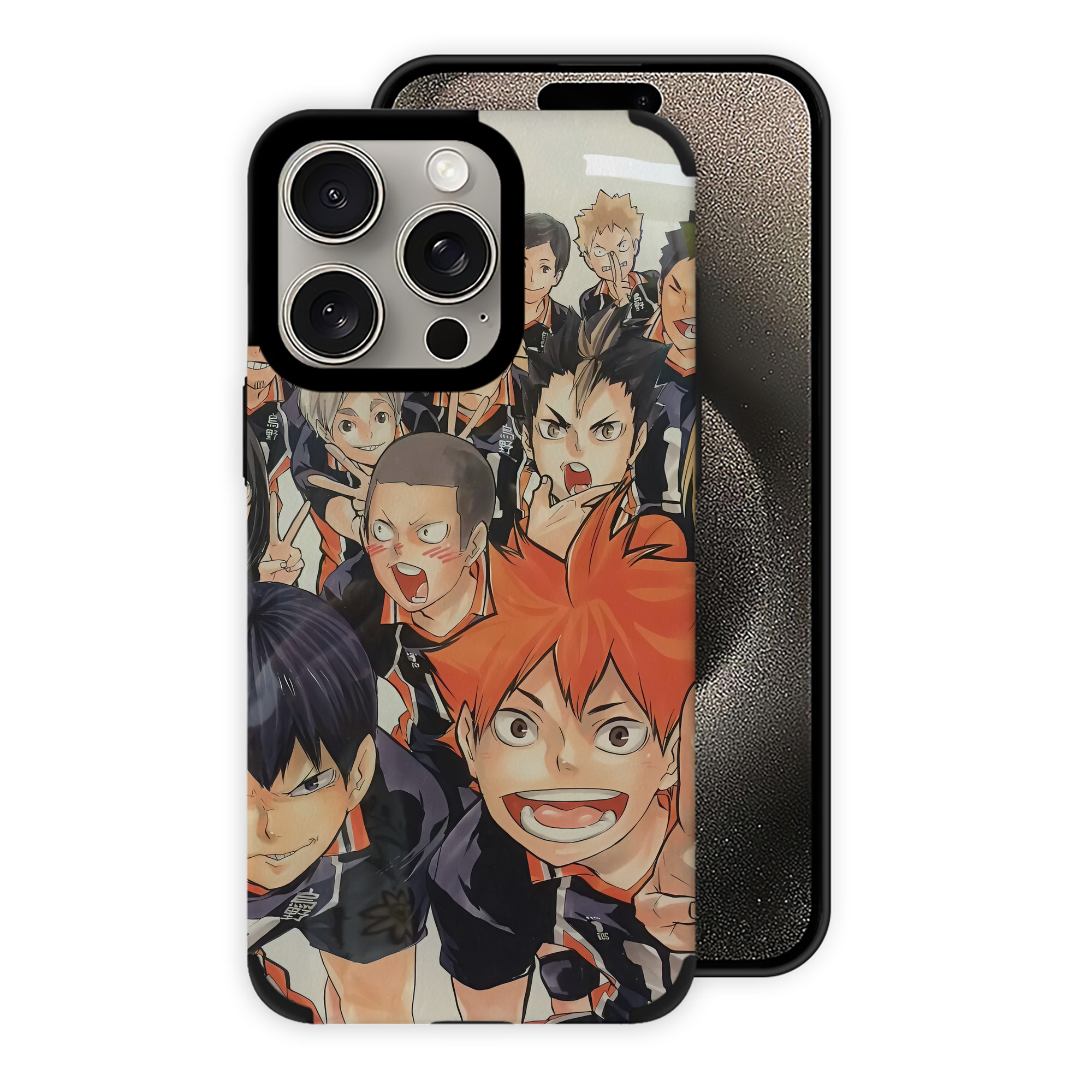 （画像用） ハイキュー!! Haikyu!! 【iPhone15ProMax対応】 PUレザー スマホケース 耐衝撃＆黄変防止
