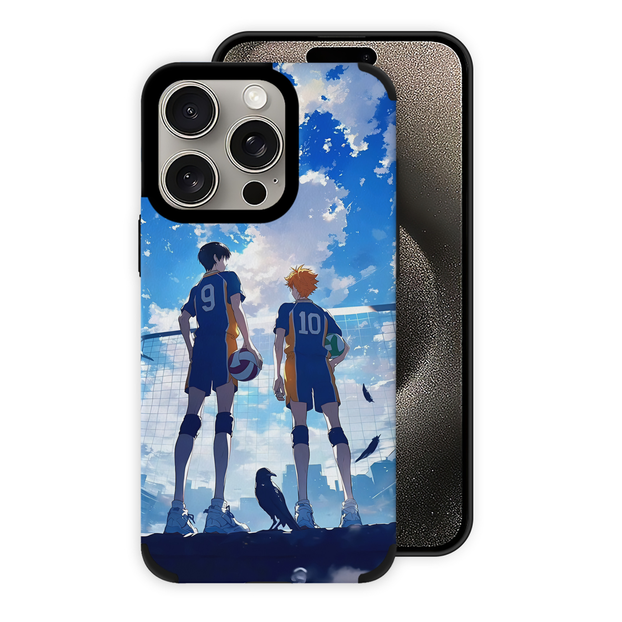 （画像用） ハイキュー!! Haikyu!! 【iPhone15ProMax対応】 PUレザー スマホケース 耐衝撃＆黄変防止