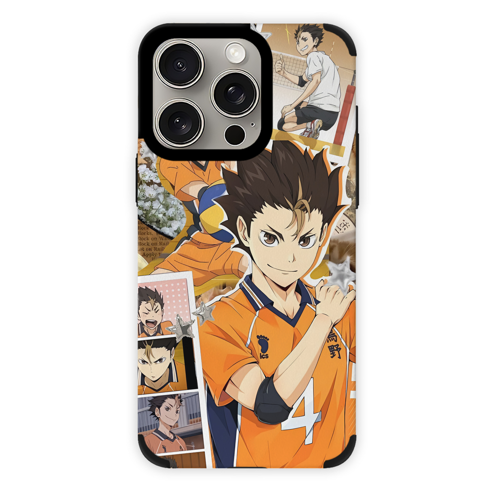 （画像用） ハイキュー!! Haikyu!! 【iPhone15ProMax対応】 PUレザー スマホケース 耐衝撃＆黄変防止
