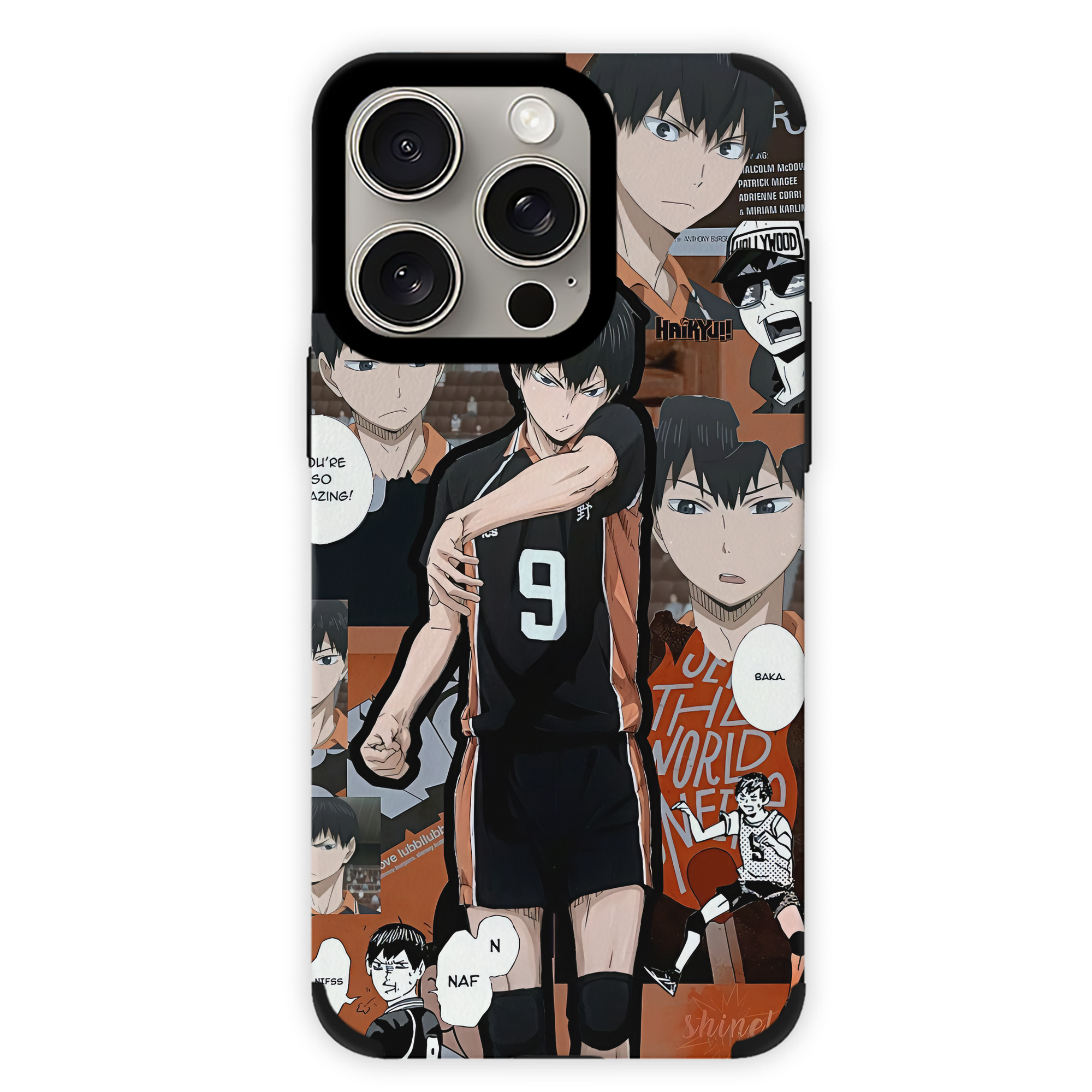 （画像用） ハイキュー!! Haikyu!! 【iPhone15ProMax対応】 PUレザー スマホケース 耐衝撃＆黄変防止
