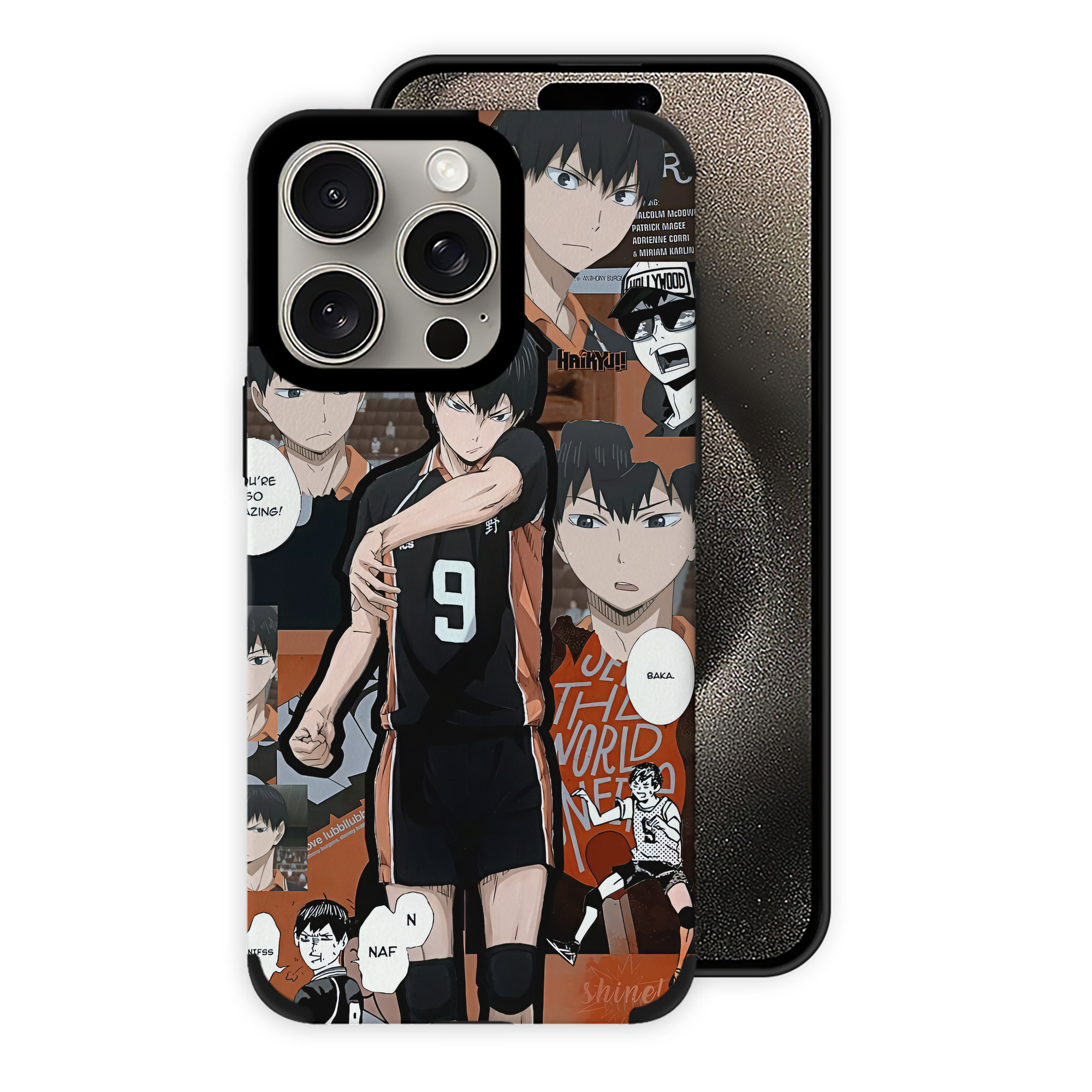 （画像用） ハイキュー!! Haikyu!! 【iPhone15ProMax対応】 PUレザー スマホケース 耐衝撃＆黄変防止