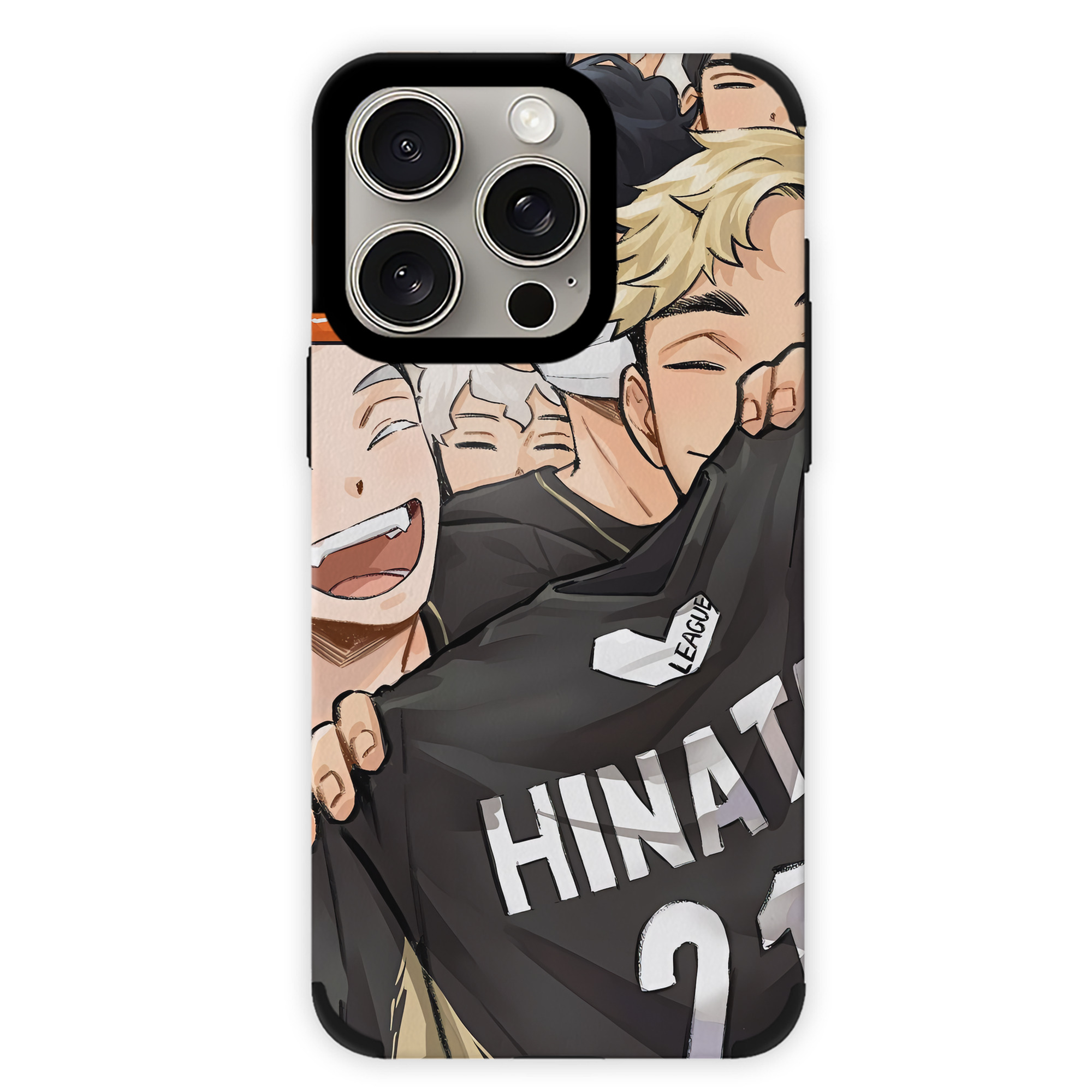 （画像用） ハイキュー!! Haikyu!! 【iPhone15ProMax対応】 PUレザー スマホケース 耐衝撃＆黄変防止