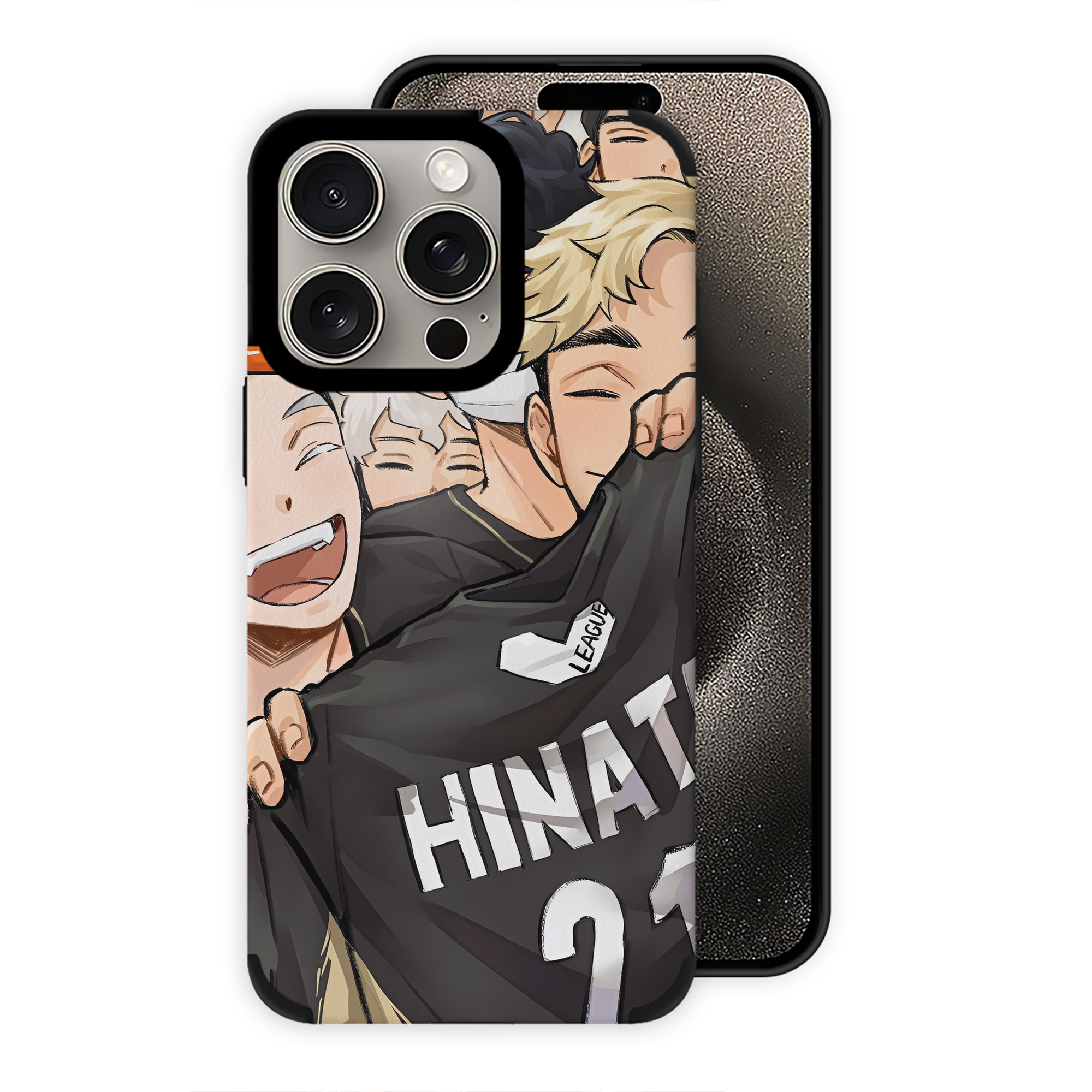 （画像用） ハイキュー!! Haikyu!! 【iPhone15ProMax対応】 PUレザー スマホケース 耐衝撃＆黄変防止