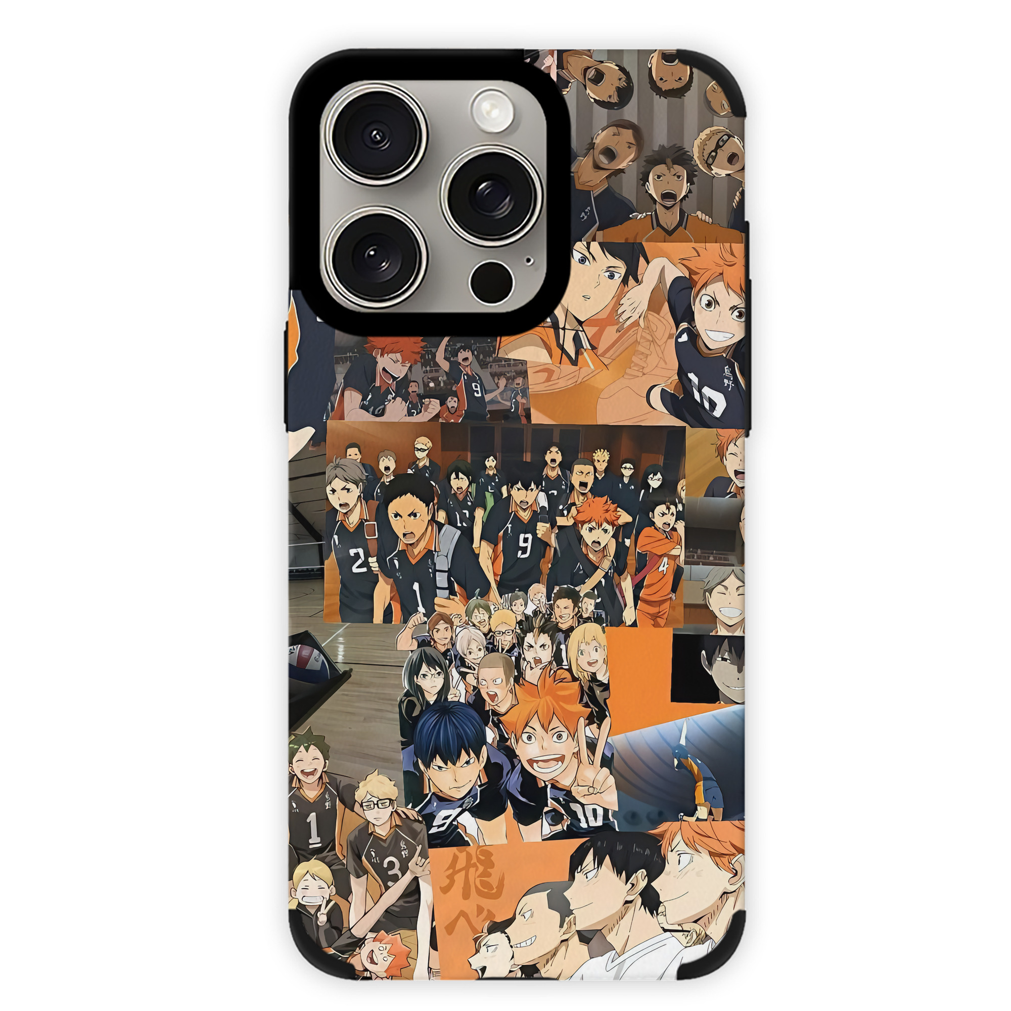 （画像用） ハイキュー!! Haikyu!! 【iPhone15ProMax対応】 PUレザー スマホケース 耐衝撃＆黄変防止