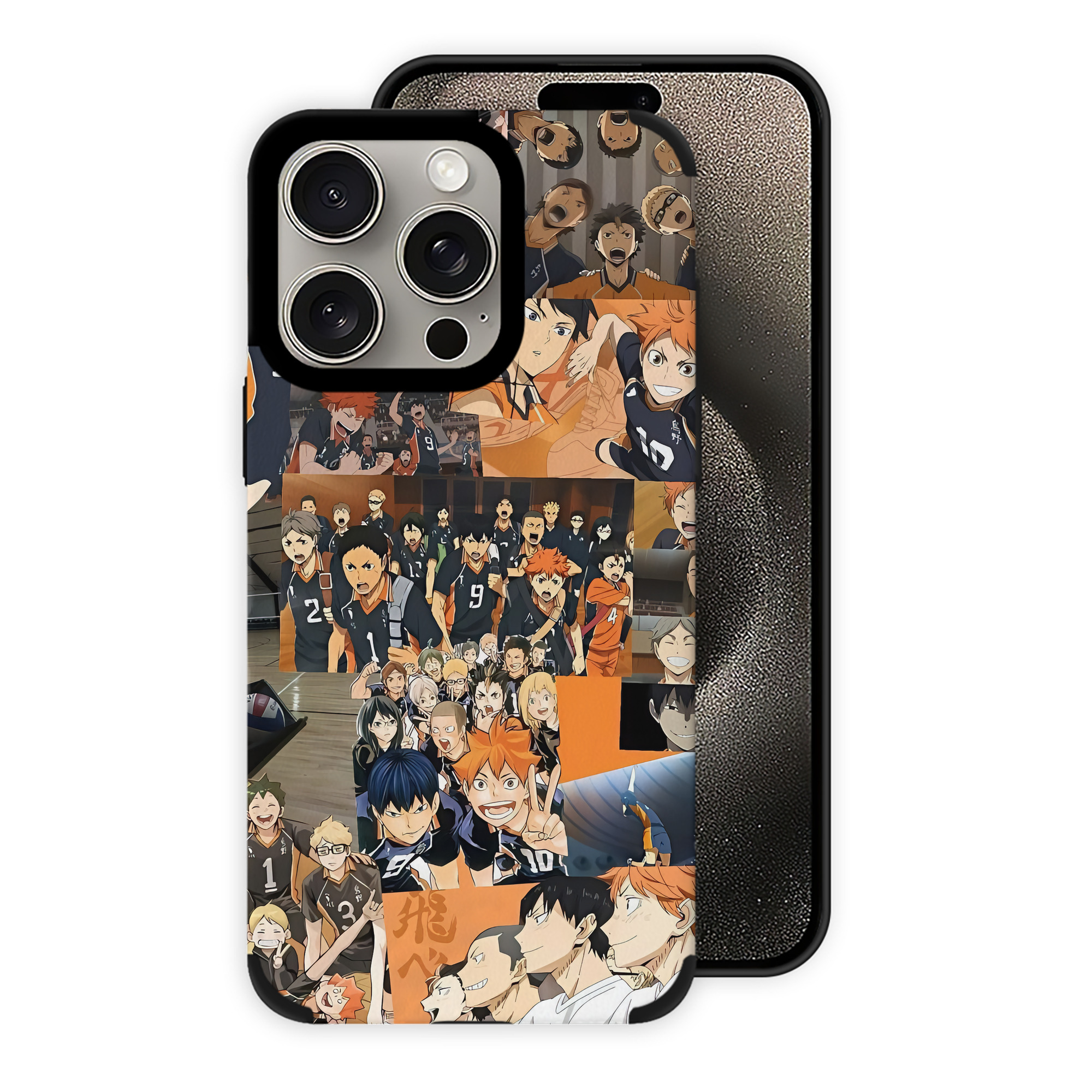 （画像用） ハイキュー!! Haikyu!! 【iPhone15ProMax対応】 PUレザー スマホケース 耐衝撃＆黄変防止