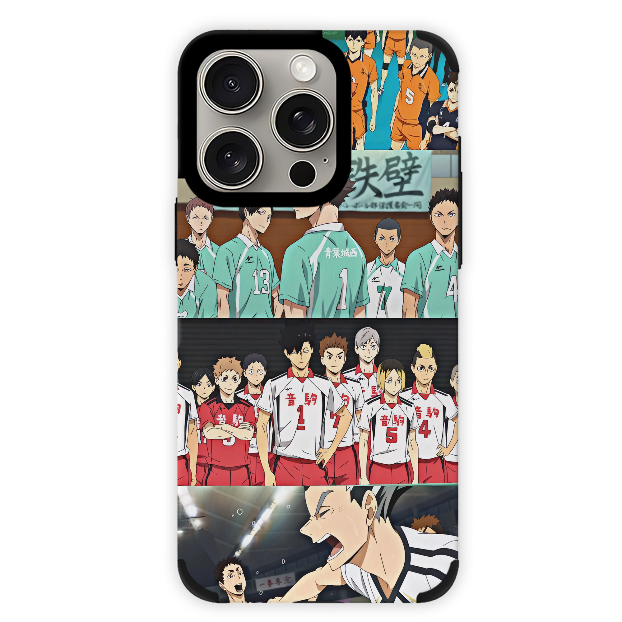 （画像用） ハイキュー!! Haikyu!! 【iPhone15ProMax対応】 PUレザー スマホケース 耐衝撃＆黄変防止