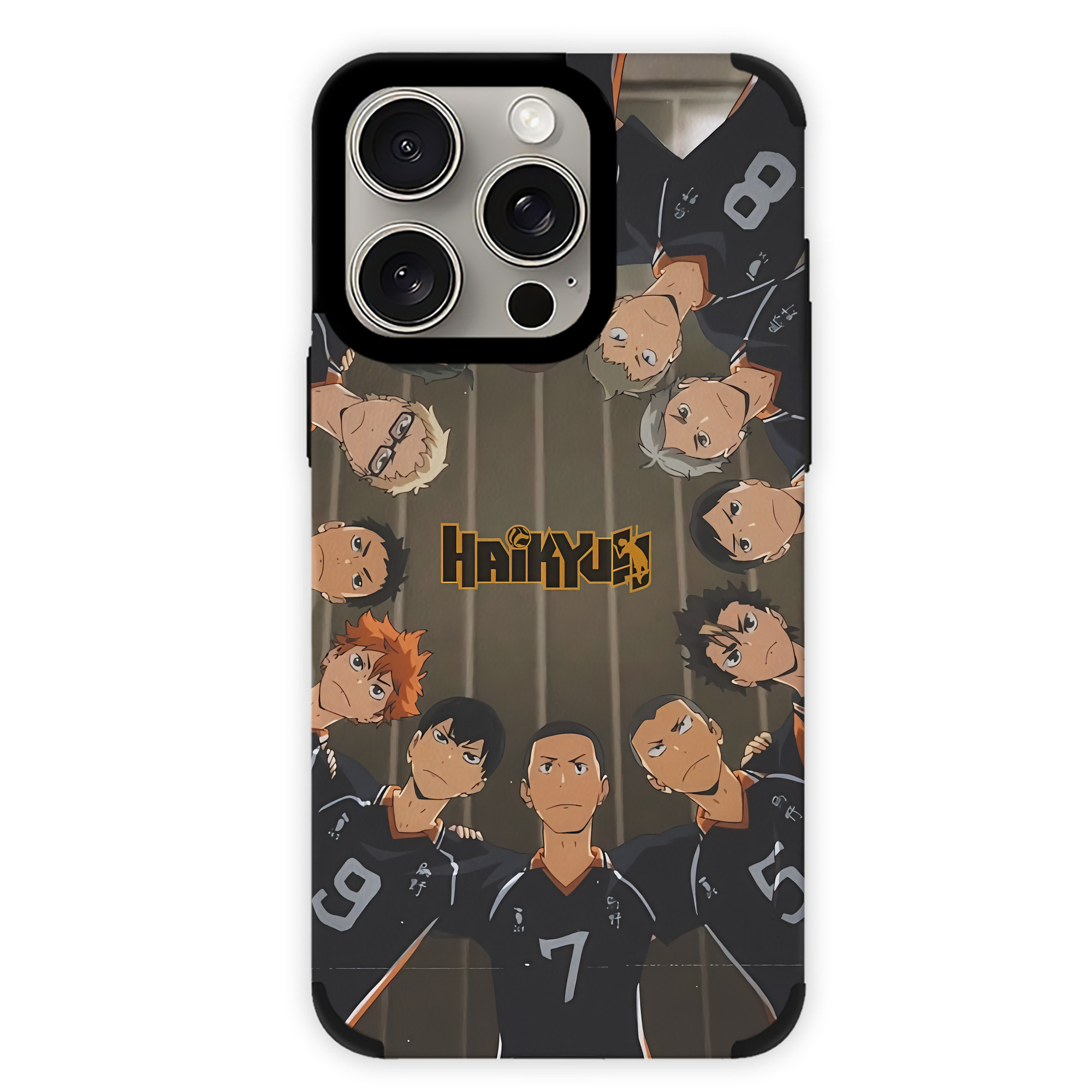 （画像用） ハイキュー!! Haikyu!! 【iPhone15ProMax対応】 PUレザー スマホケース 耐衝撃＆黄変防止