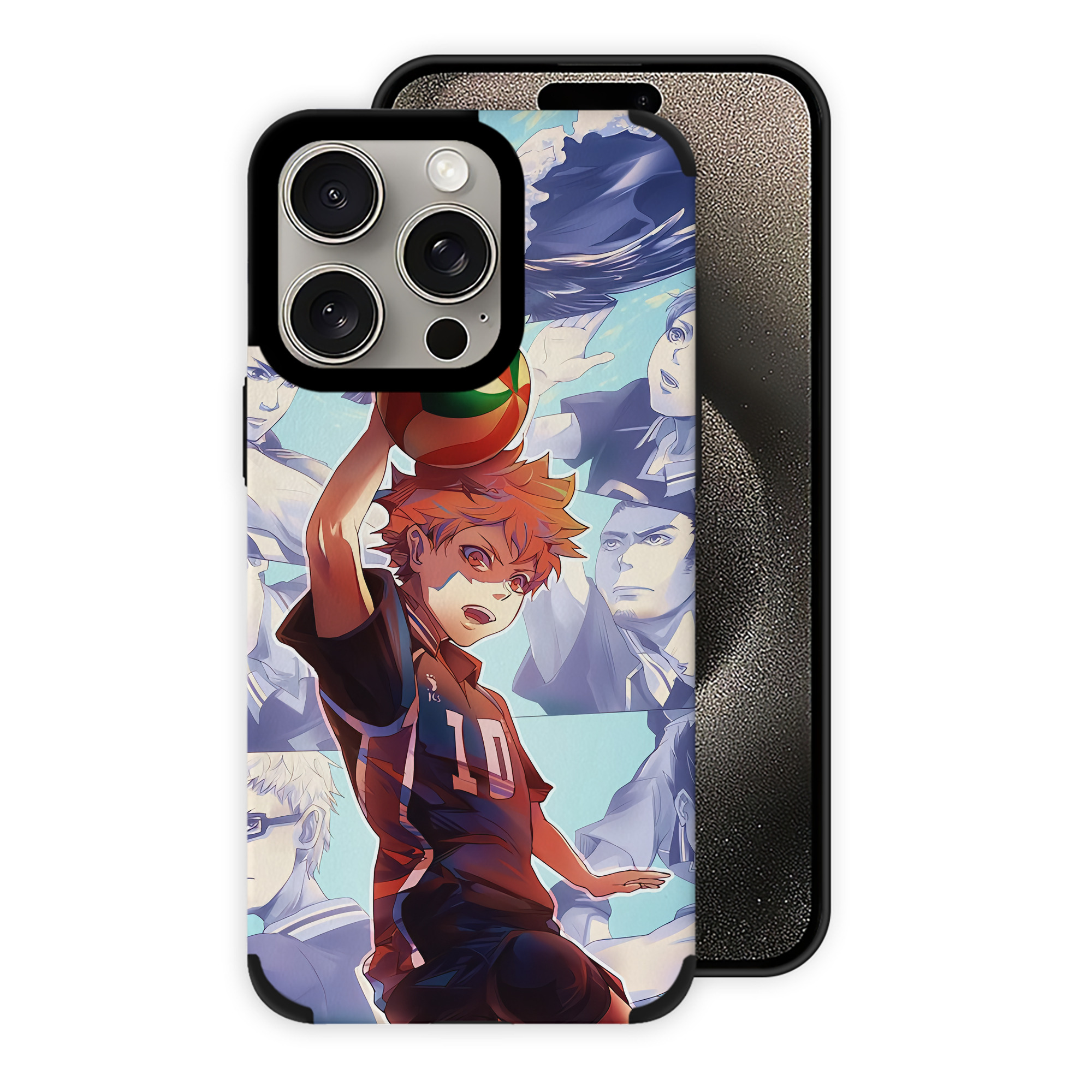 （画像用） ハイキュー!! Haikyu!! 【iPhone15ProMax対応】 PUレザー スマホケース 耐衝撃＆黄変防止