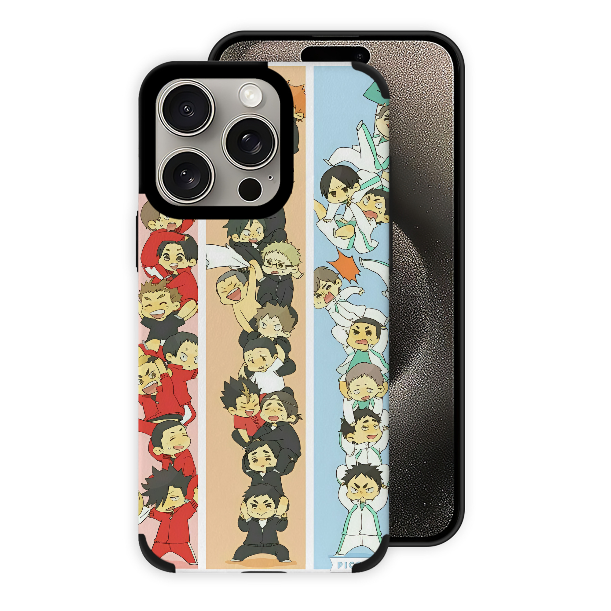 （画像用） ハイキュー!! Haikyu!! 【iPhone15ProMax対応】 PUレザー スマホケース 耐衝撃＆黄変防止