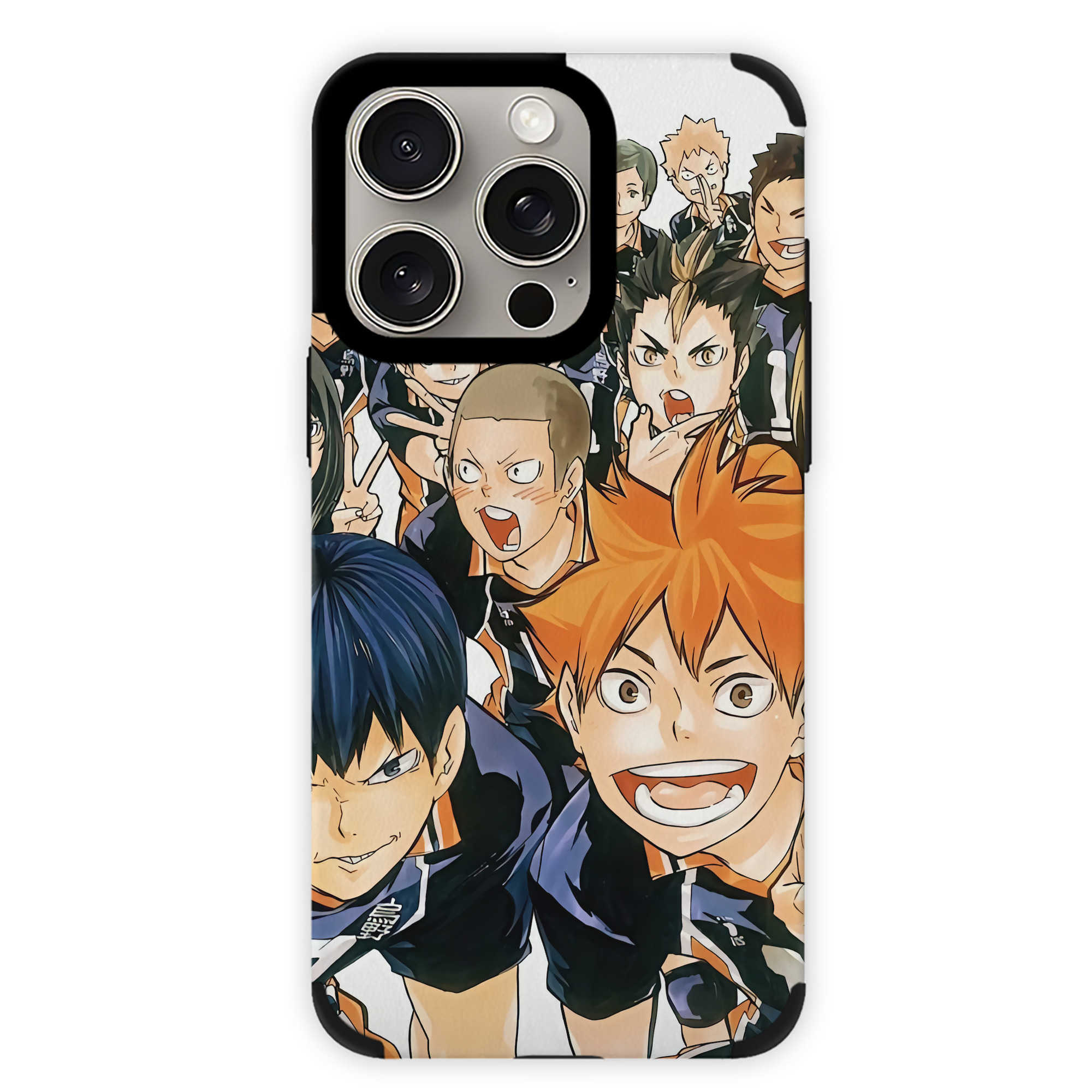 （画像用） ハイキュー!! Haikyu!! 【iPhone15ProMax対応】 PUレザー スマホケース 耐衝撃＆黄変防止