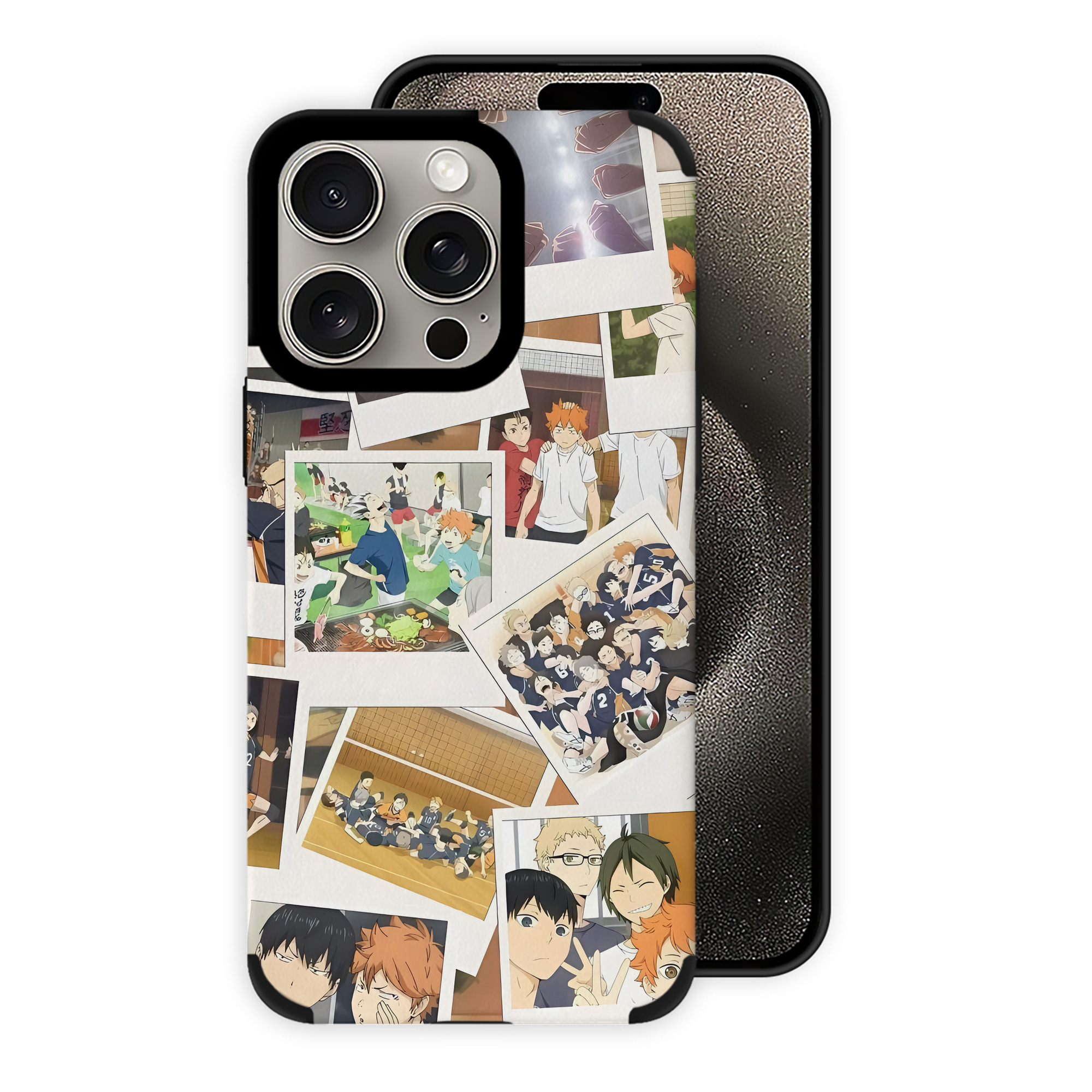 （画像用） ハイキュー!! Haikyu!! 【iPhone15ProMax対応】 PUレザー スマホケース 耐衝撃＆黄変防止