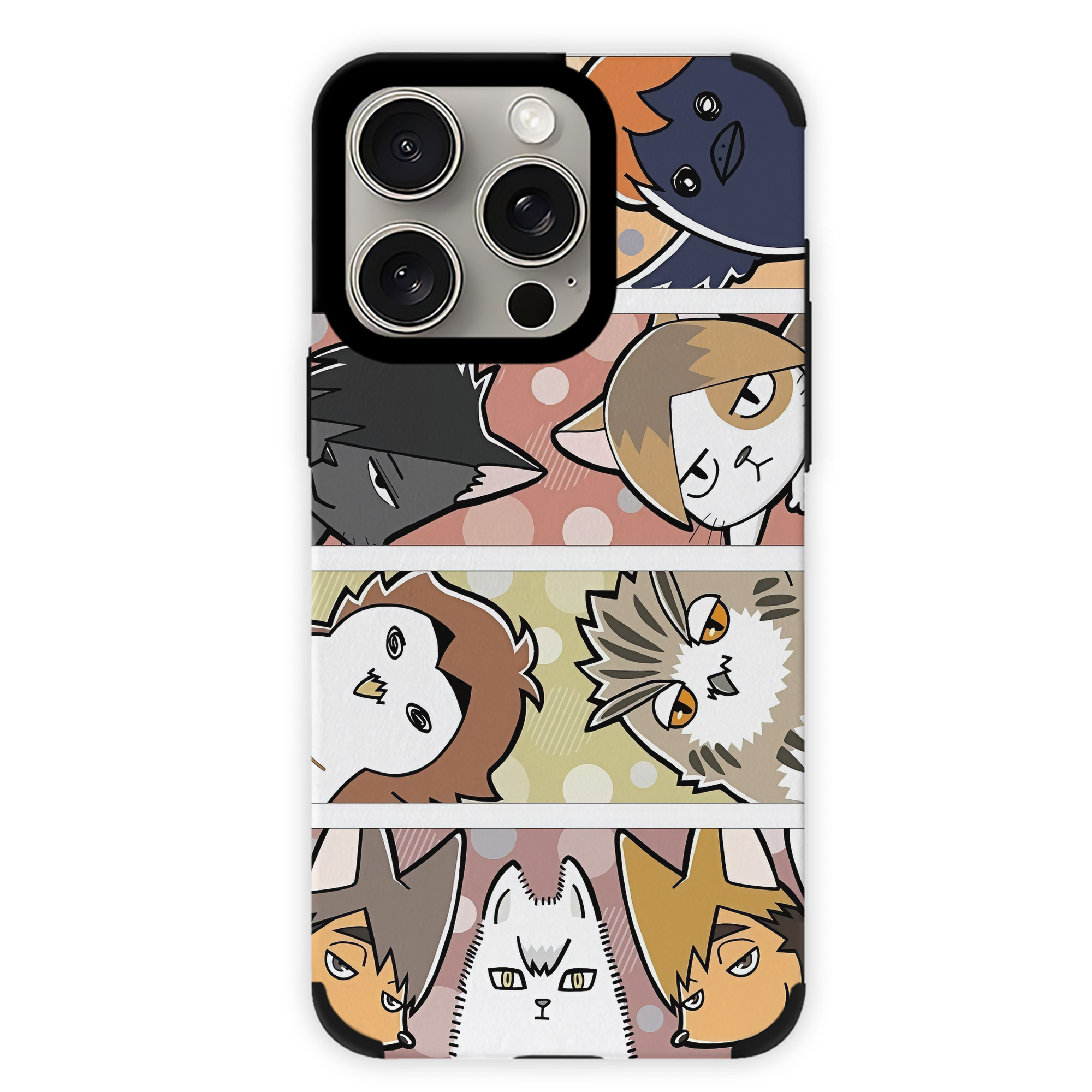 （画像用） ハイキュー!! Haikyu!! 【iPhone15ProMax対応】 PUレザー スマホケース 耐衝撃＆黄変防止