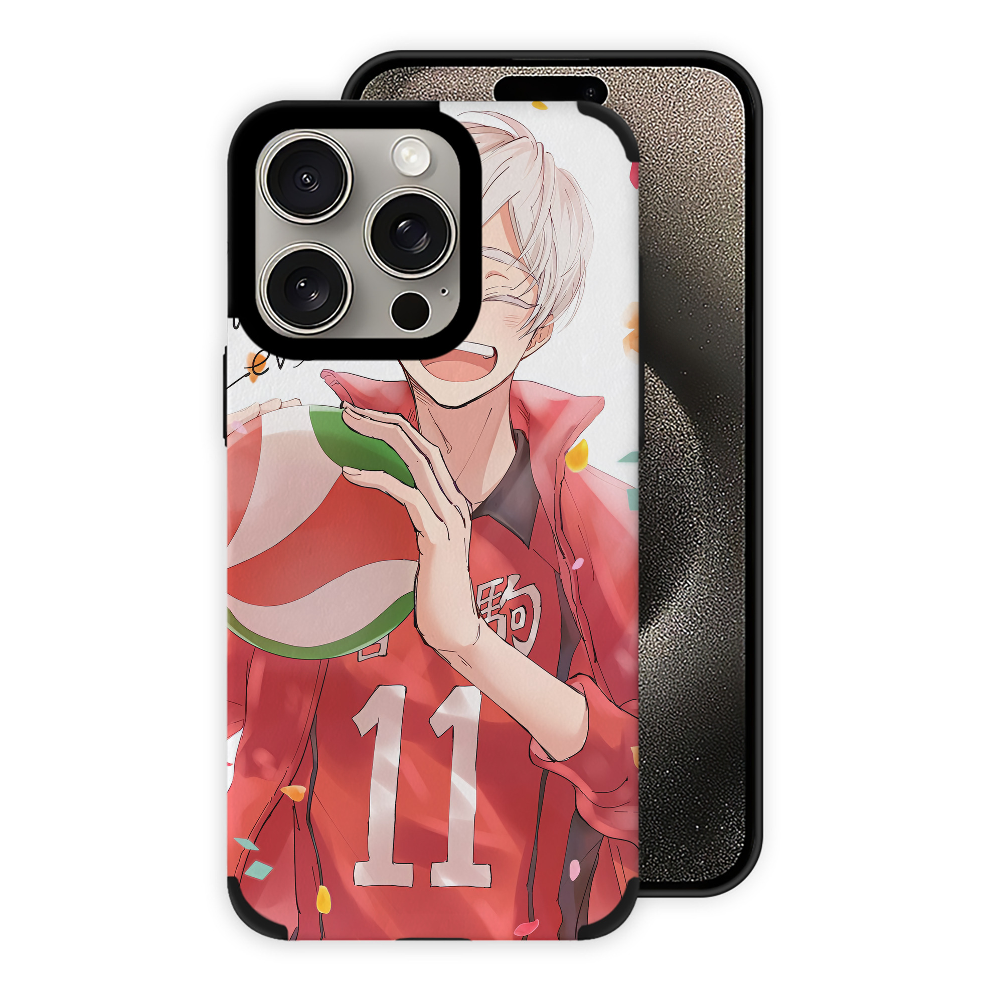 （画像用） ハイキュー!! Haikyu!! 【iPhone15ProMax対応】 PUレザー スマホケース 耐衝撃＆黄変防止