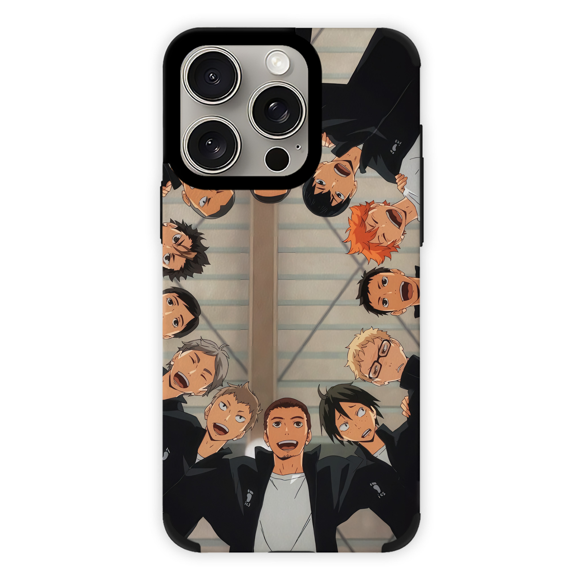 （画像用） ハイキュー!! Haikyu!! 【iPhone15ProMax対応】 PUレザー スマホケース 耐衝撃＆黄変防止