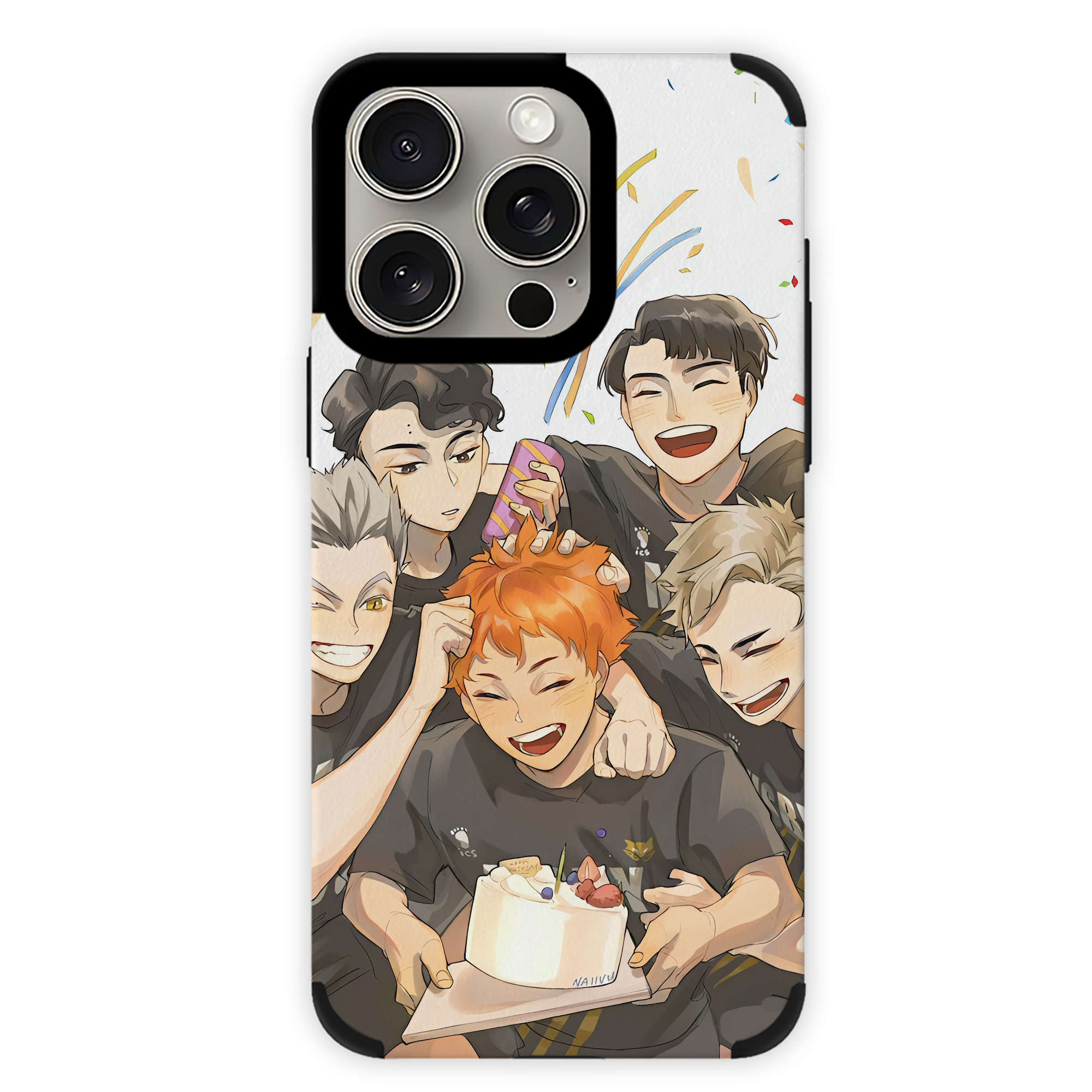 （画像用） ハイキュー!! Haikyu!! 【iPhone15ProMax対応】 PUレザー スマホケース 耐衝撃＆黄変防止