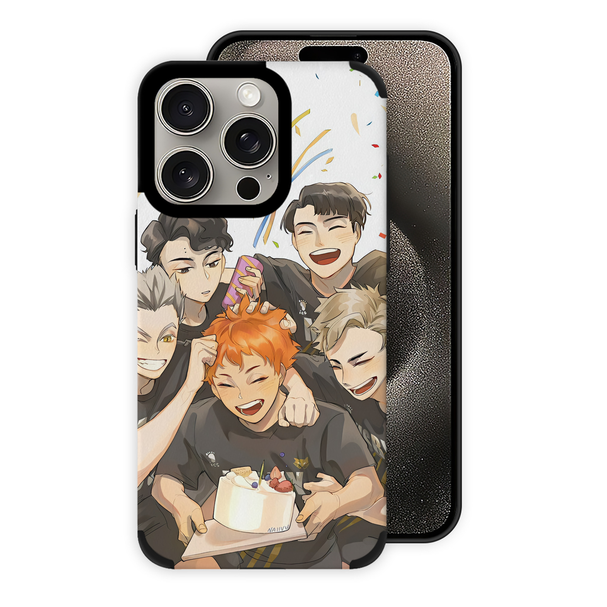 （画像用） ハイキュー!! Haikyu!! 【iPhone15ProMax対応】 PUレザー スマホケース 耐衝撃＆黄変防止