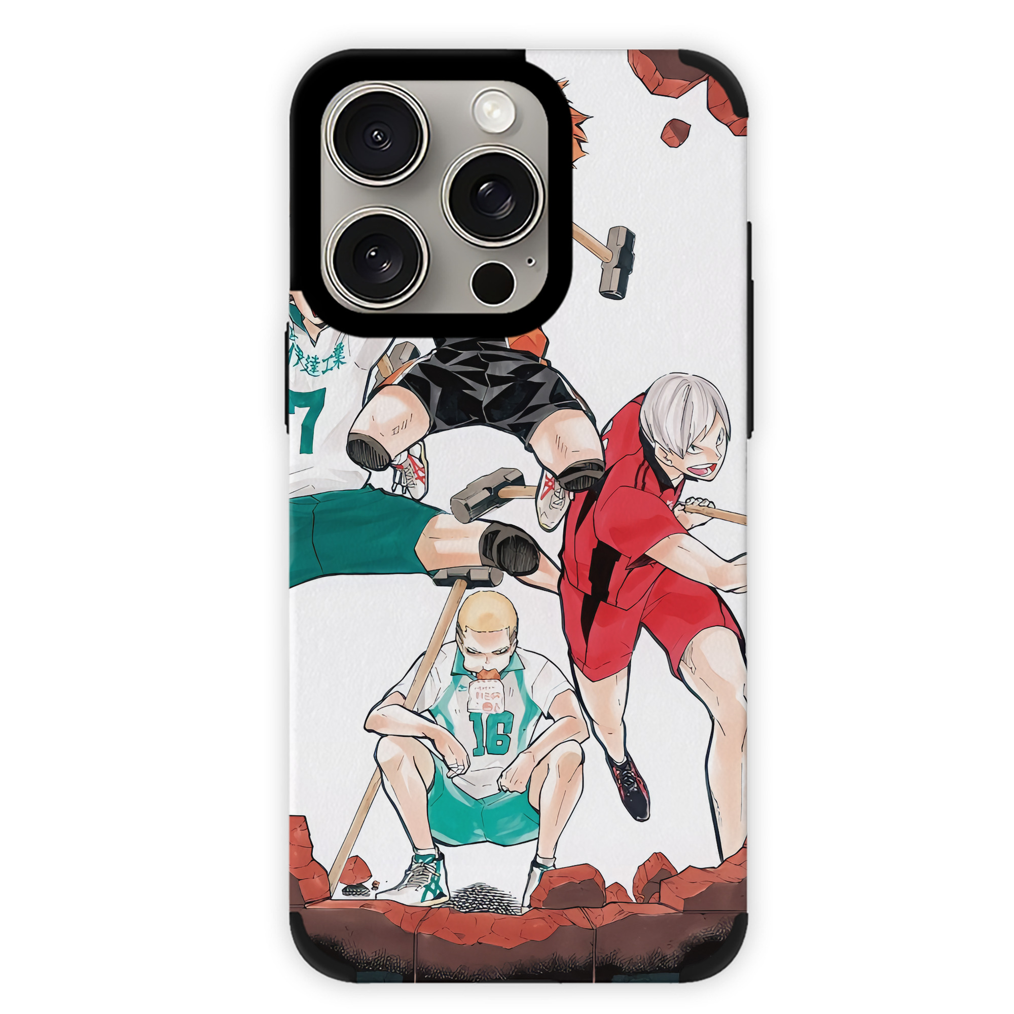 （画像用） ハイキュー!! Haikyu!! 【iPhone15ProMax対応】 PUレザー スマホケース 耐衝撃＆黄変防止