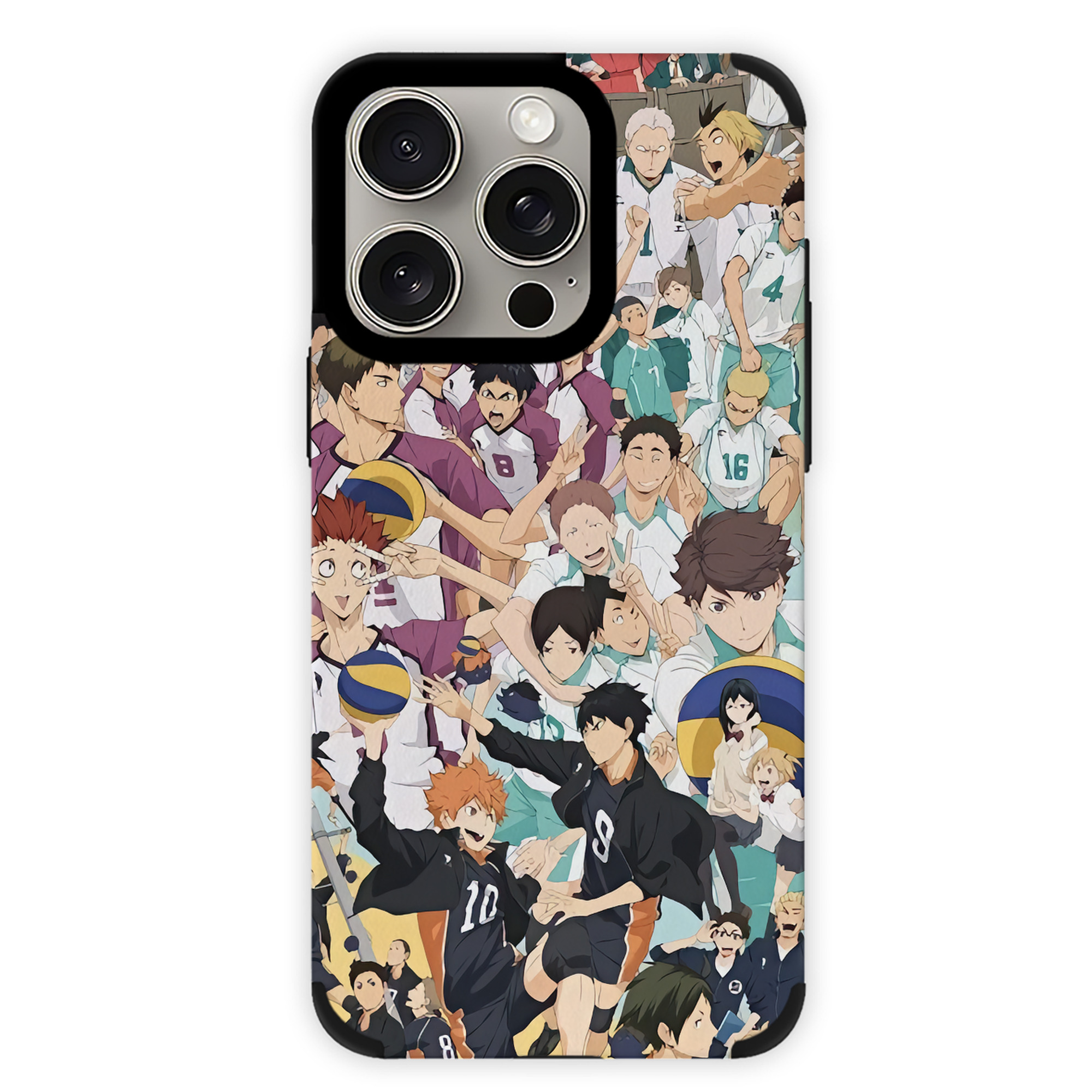 （画像用） ハイキュー!! Haikyu!! 【iPhone15ProMax対応】 PUレザー スマホケース 耐衝撃＆黄変防止