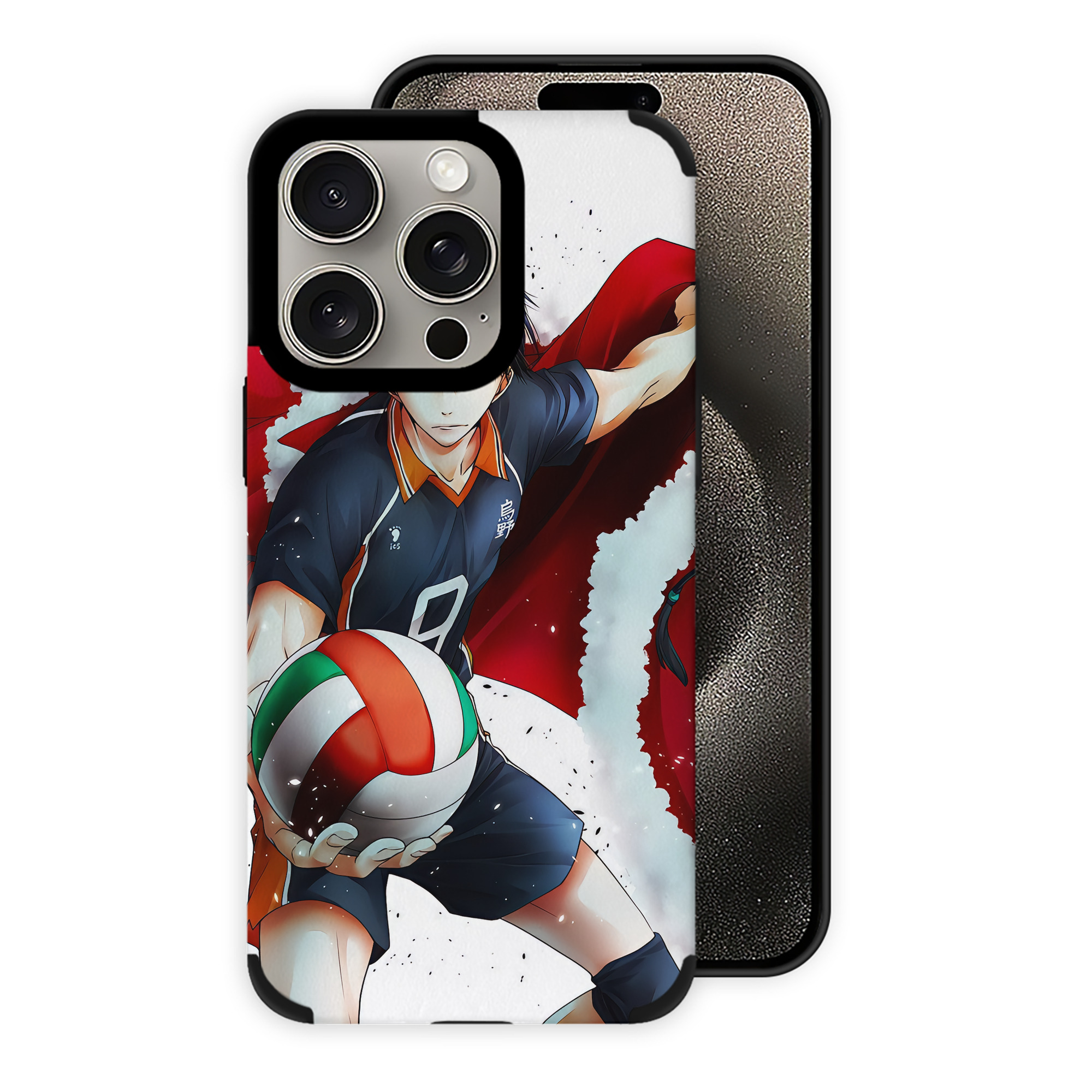 （画像用） ハイキュー!! Haikyu!! 【iPhone15ProMax対応】 PUレザー スマホケース 耐衝撃＆黄変防止