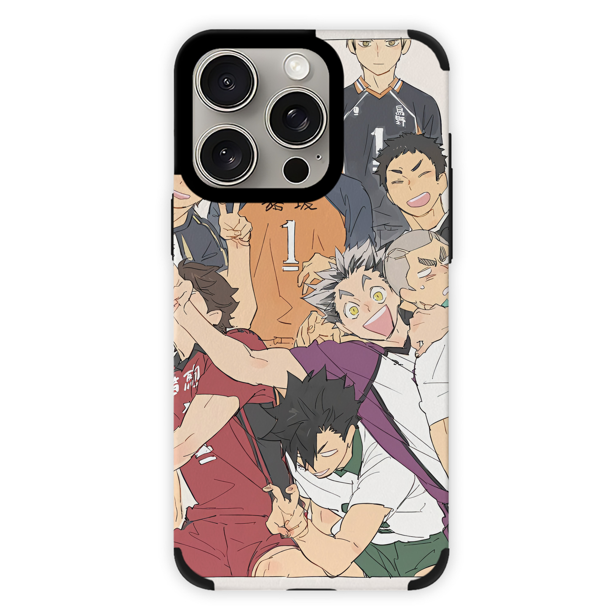 （画像用） ハイキュー!! Haikyu!! 【iPhone15ProMax対応】 PUレザー スマホケース 耐衝撃＆黄変防止