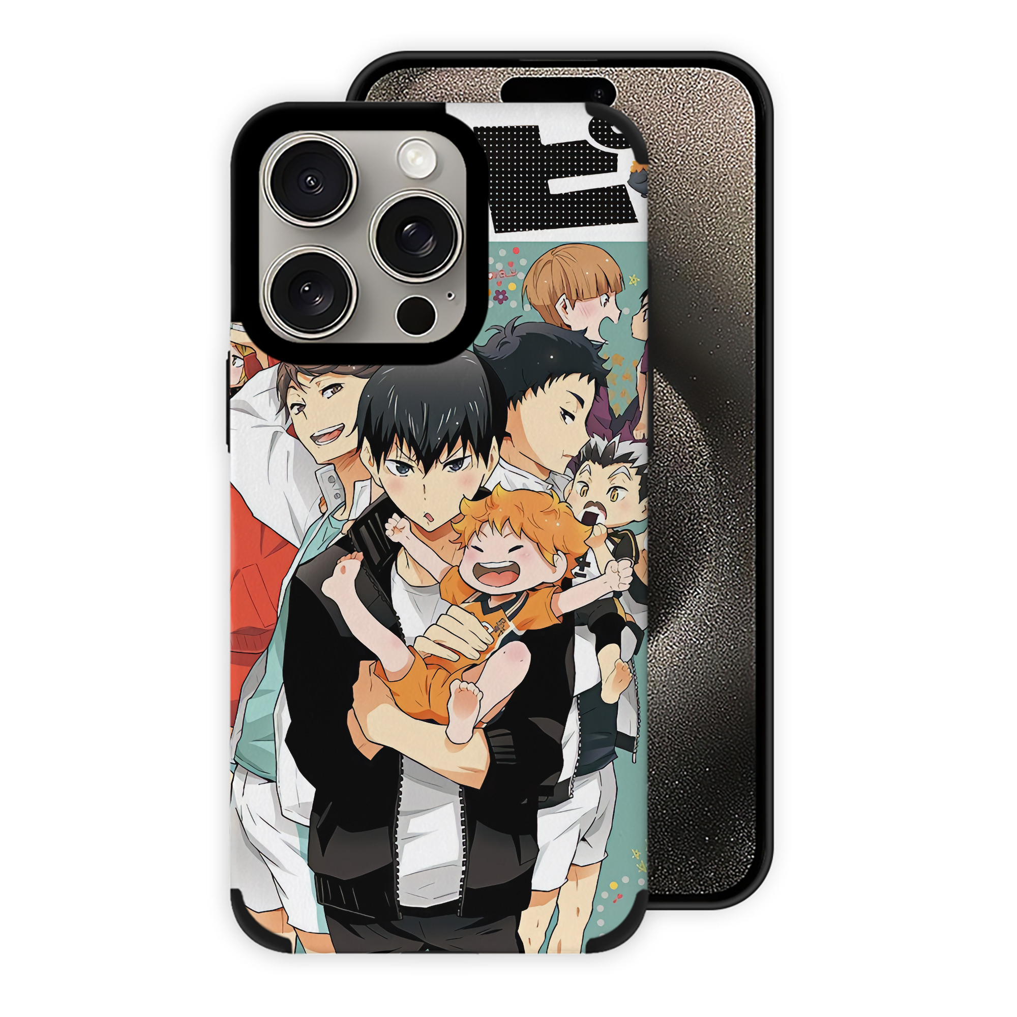 （画像用） ハイキュー!! Haikyu!! 【iPhone15ProMax対応】 PUレザー スマホケース 耐衝撃＆黄変防止
