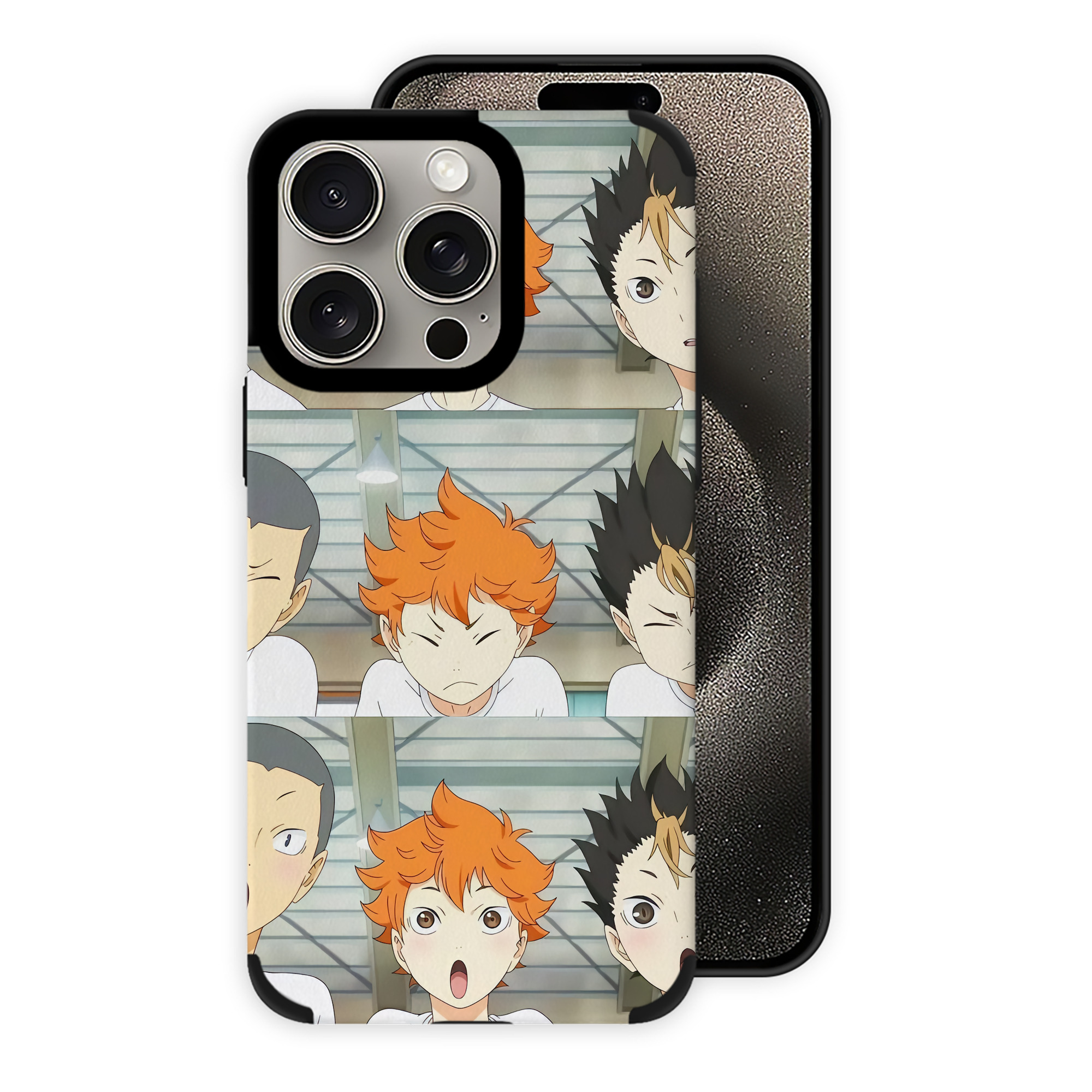 （画像用） ハイキュー!! Haikyu!! 【iPhone15ProMax対応】 PUレザー スマホケース 耐衝撃＆黄変防止
