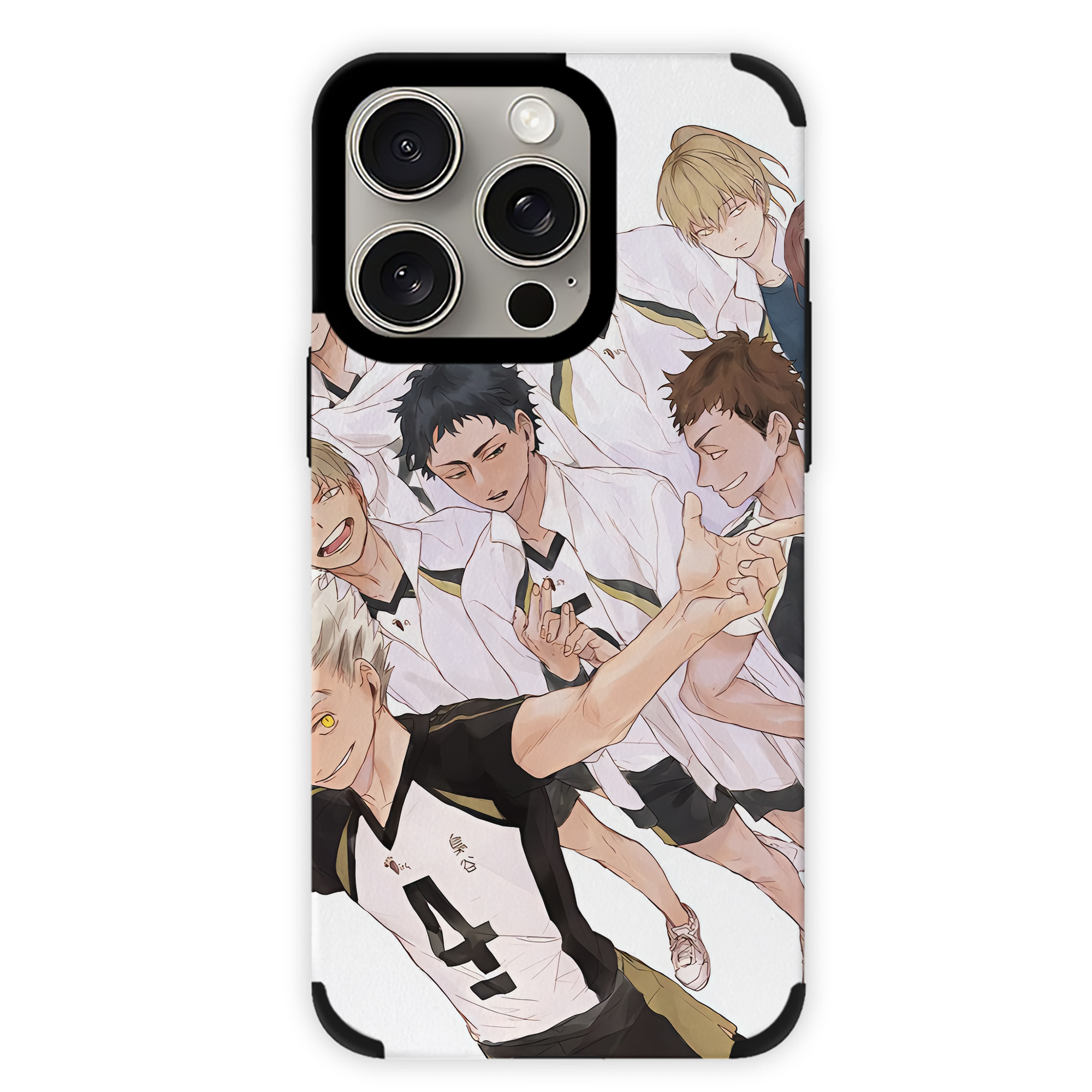 （画像用） ハイキュー!! Haikyu!! 【iPhone15ProMax対応】 PUレザー スマホケース 耐衝撃＆黄変防止