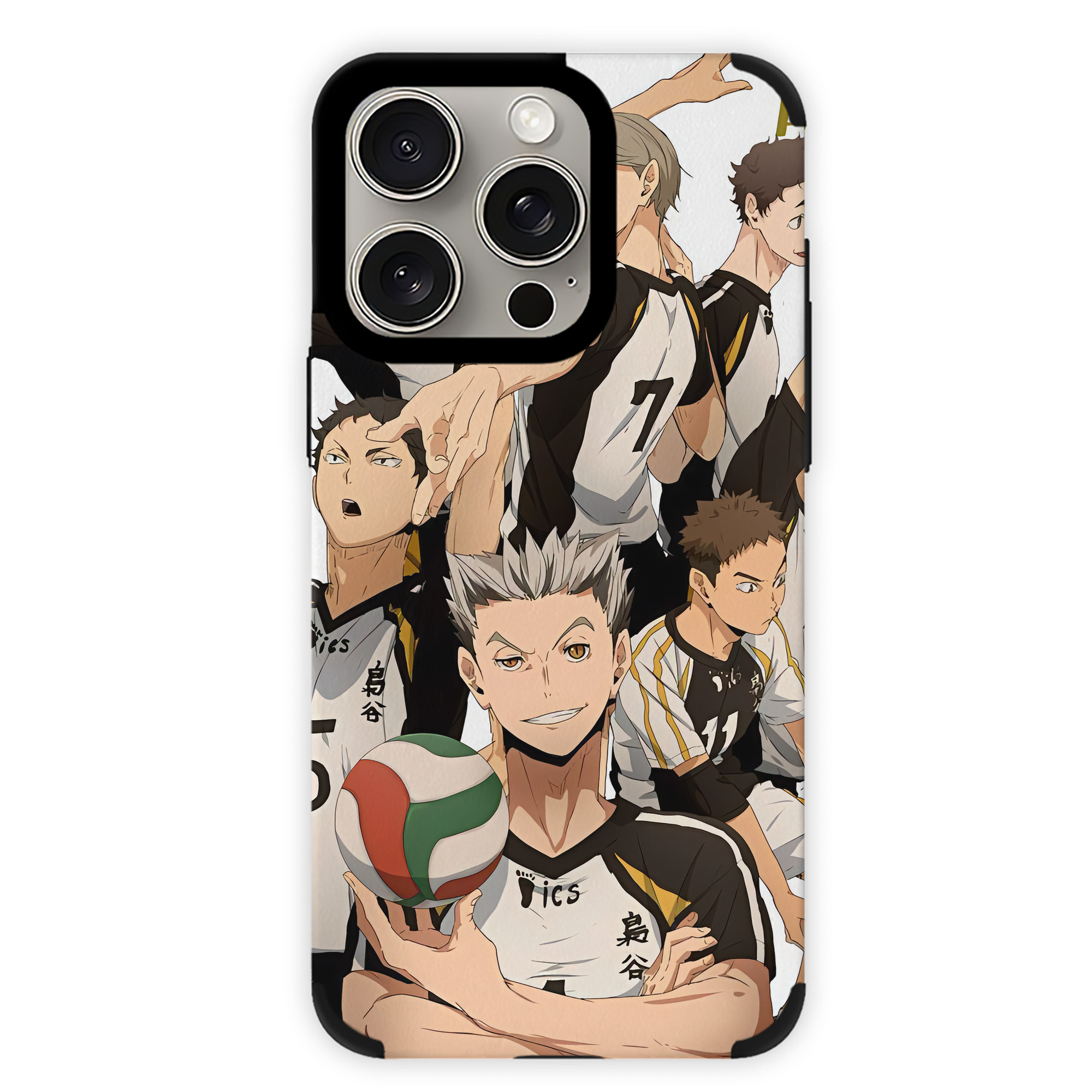 （画像用） ハイキュー!! Haikyu!! 【iPhone15ProMax対応】 PUレザー スマホケース 耐衝撃＆黄変防止