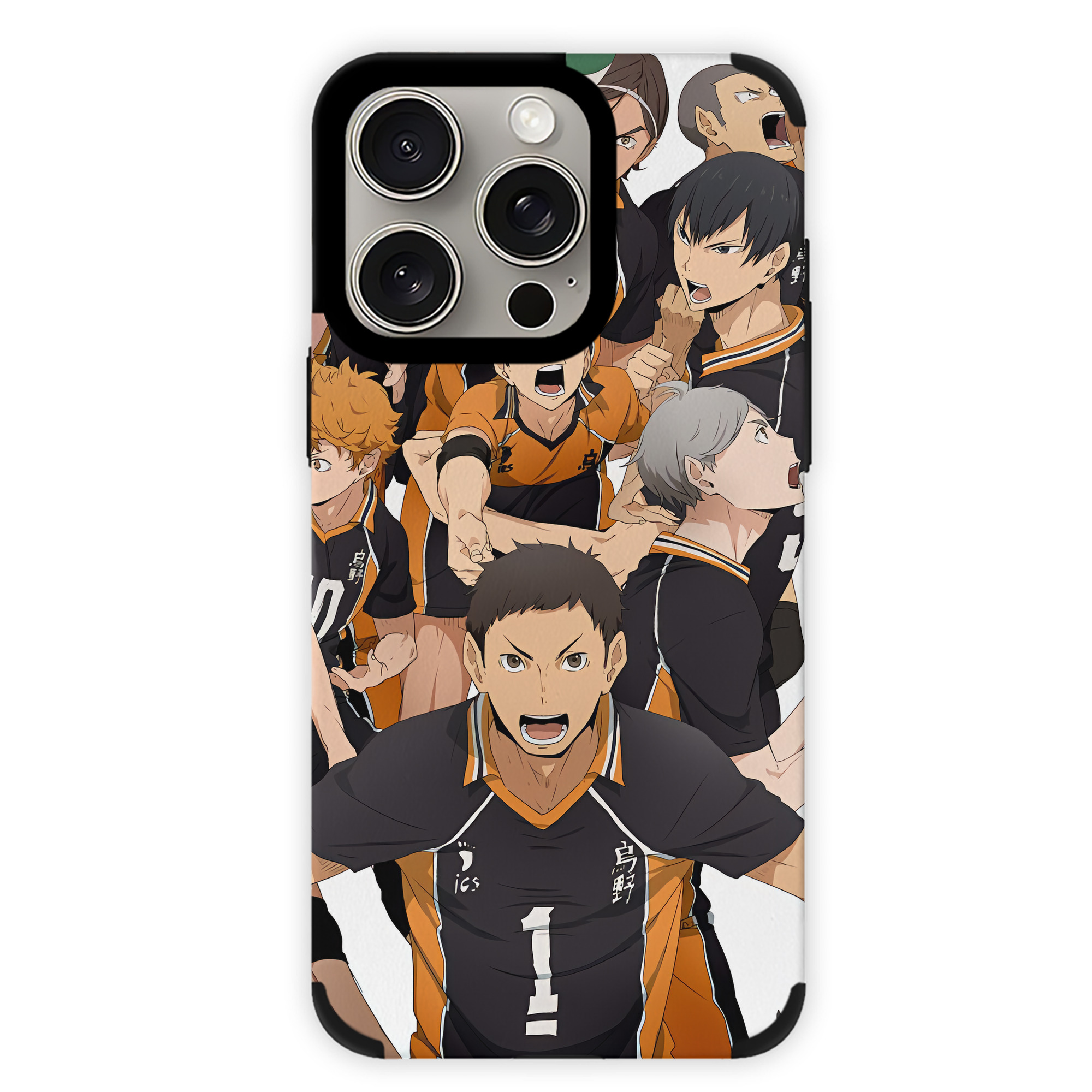 （画像用） ハイキュー!! Haikyu!! 【iPhone15ProMax対応】 PUレザー スマホケース 耐衝撃＆黄変防止