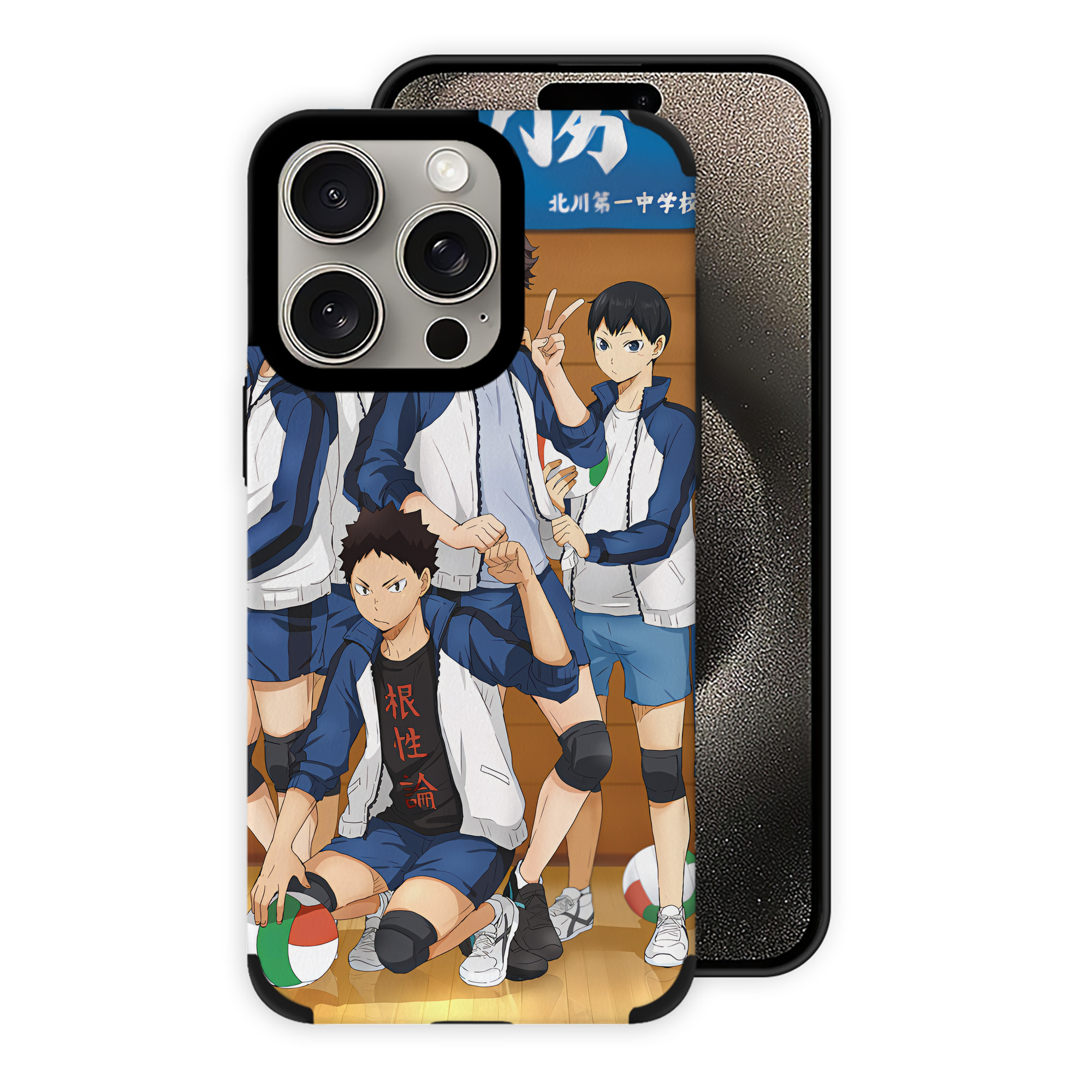 （画像用） ハイキュー!! Haikyu!! 【iPhone15ProMax対応】 PUレザー スマホケース 耐衝撃＆黄変防止