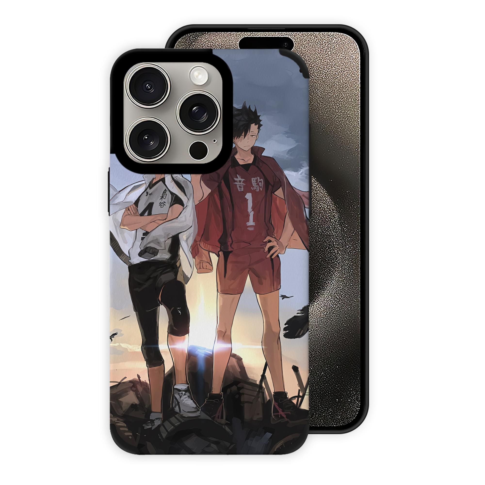（画像用） ハイキュー!! Haikyu!! 【iPhone15ProMax対応】 PUレザー スマホケース 耐衝撃＆黄変防止