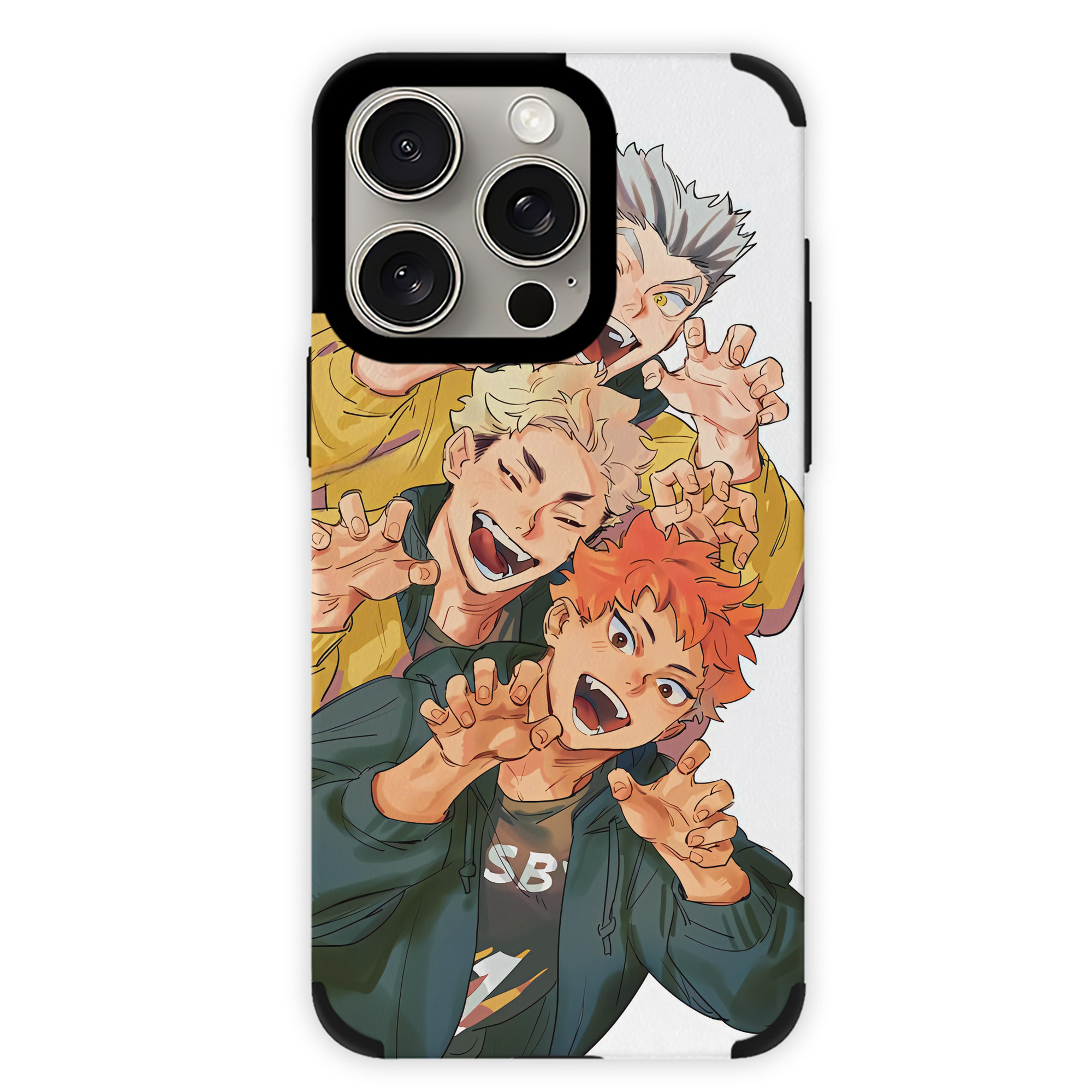 （画像用） ハイキュー!! Haikyu!! 【iPhone15ProMax対応】 PUレザー スマホケース 耐衝撃＆黄変防止