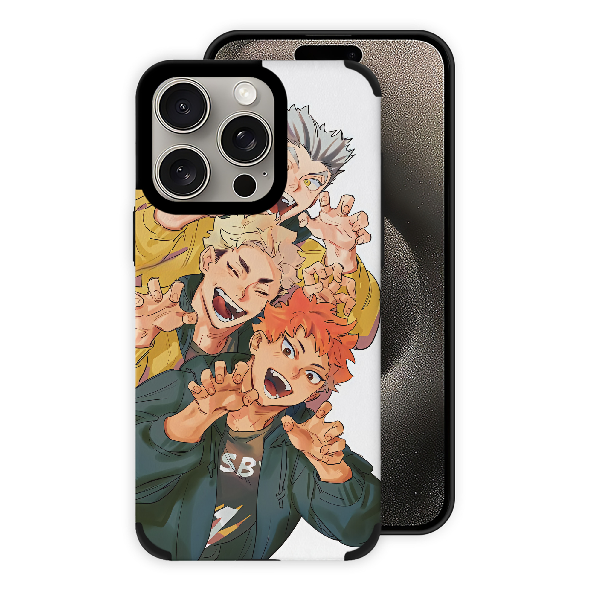 （画像用） ハイキュー!! Haikyu!! 【iPhone15ProMax対応】 PUレザー スマホケース 耐衝撃＆黄変防止