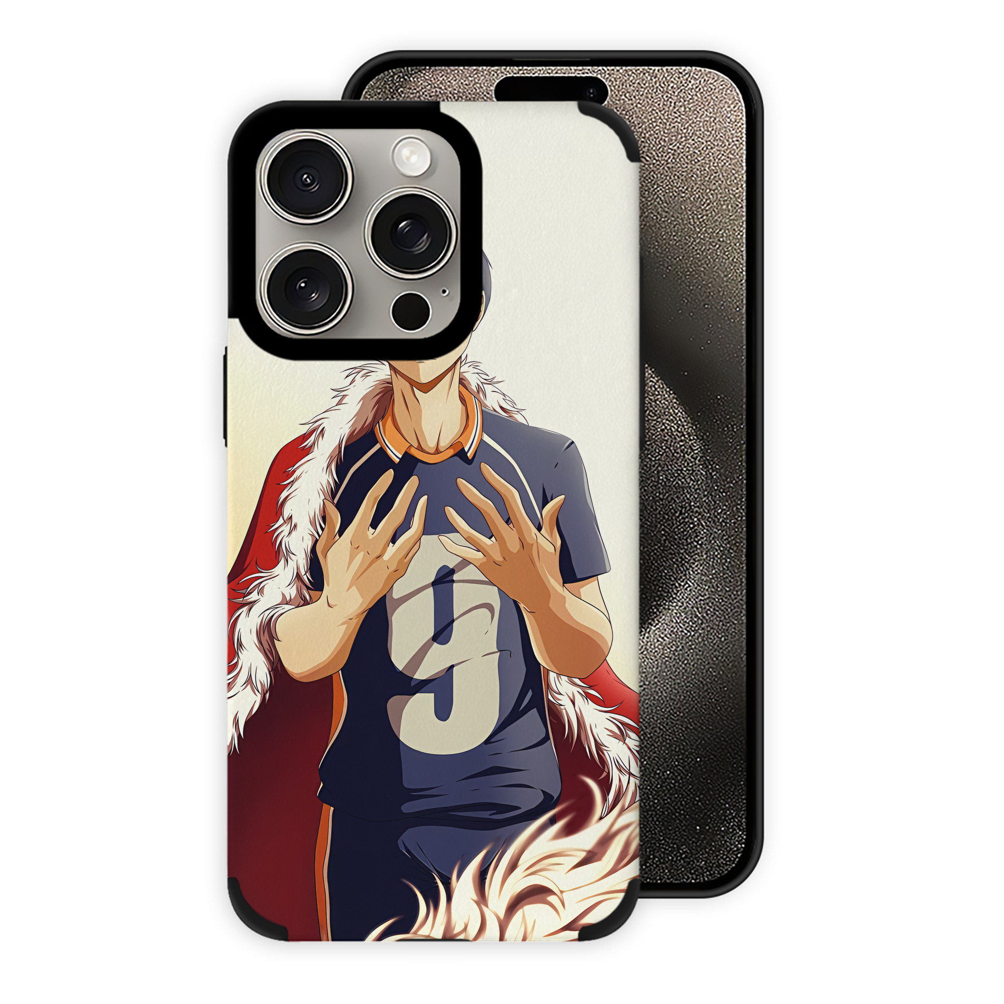 （画像用） ハイキュー!! Haikyu!! 【iPhone15ProMax対応】 PUレザー スマホケース 耐衝撃＆黄変防止
