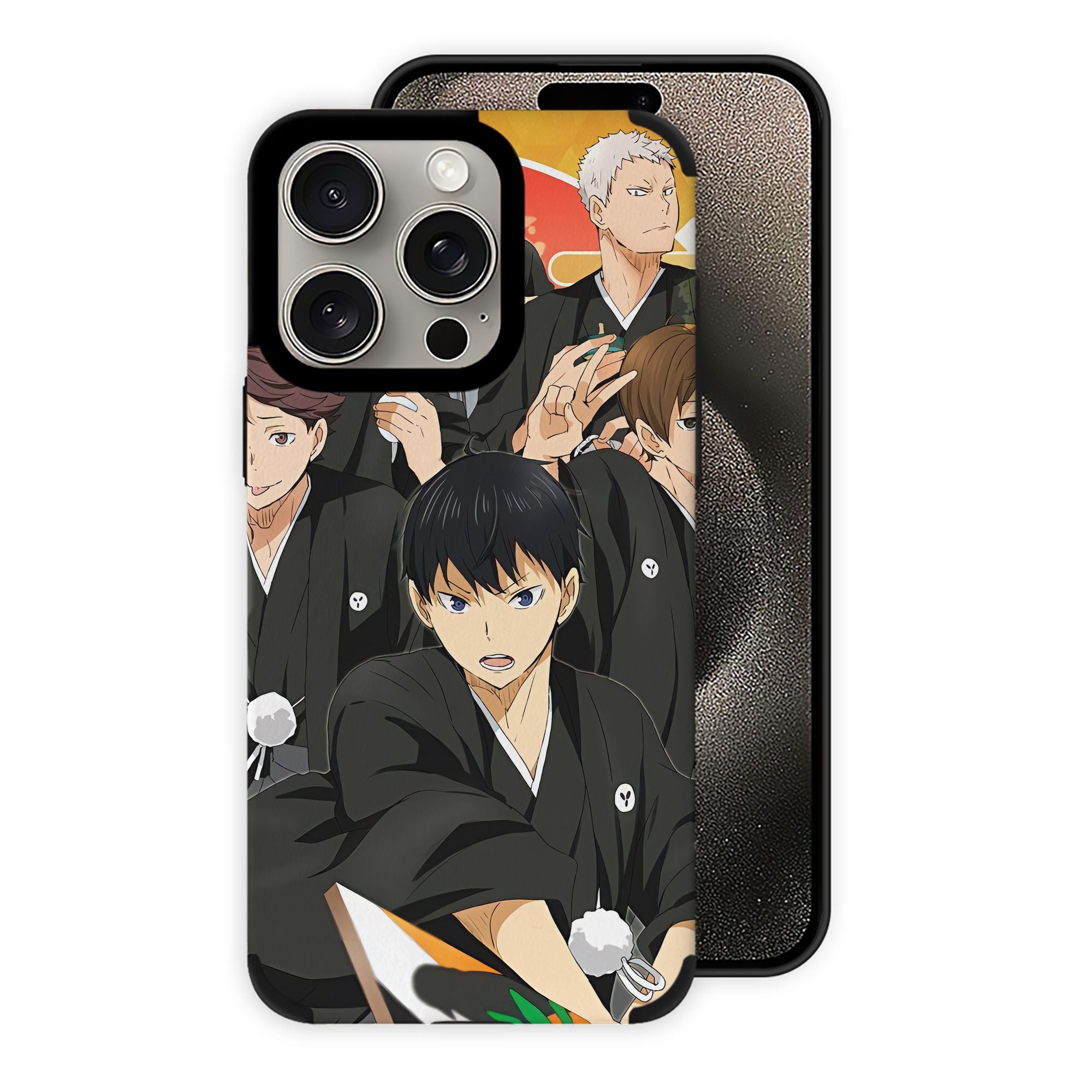 （画像用） ハイキュー!! Haikyu!! 【iPhone15ProMax対応】 PUレザー スマホケース 耐衝撃＆黄変防止