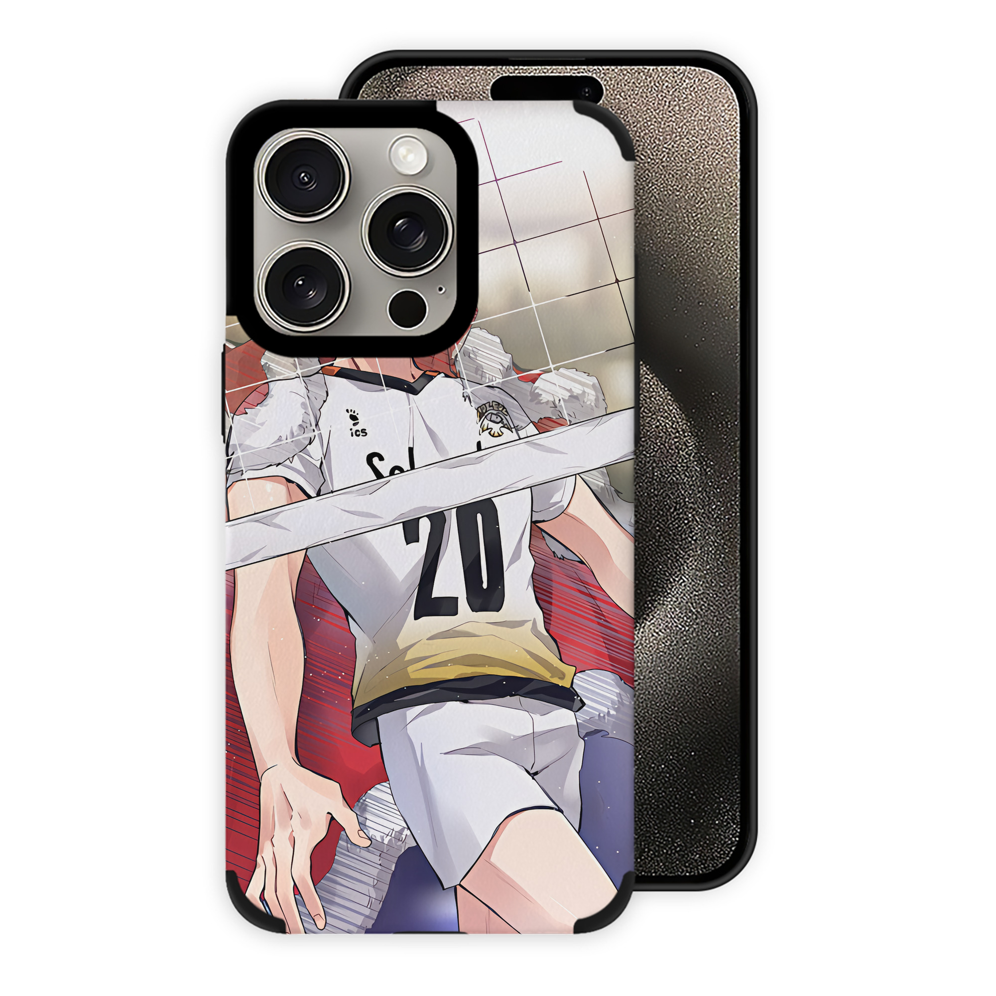 （画像用） ハイキュー!! Haikyu!! 【iPhone15ProMax対応】 PUレザー スマホケース 耐衝撃＆黄変防止