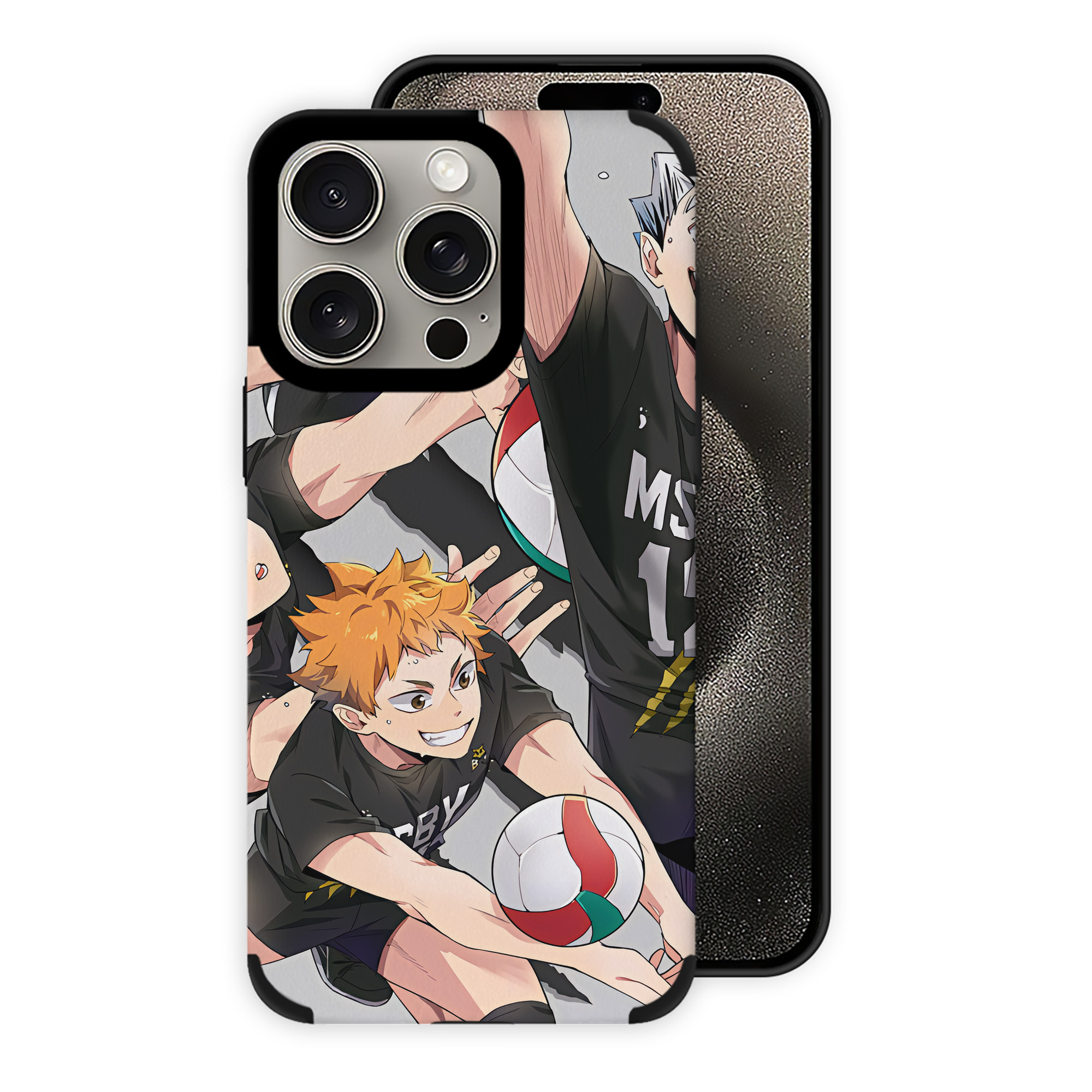 （画像用） ハイキュー!! Haikyu!! 【iPhone15ProMax対応】 PUレザー スマホケース 耐衝撃＆黄変防止