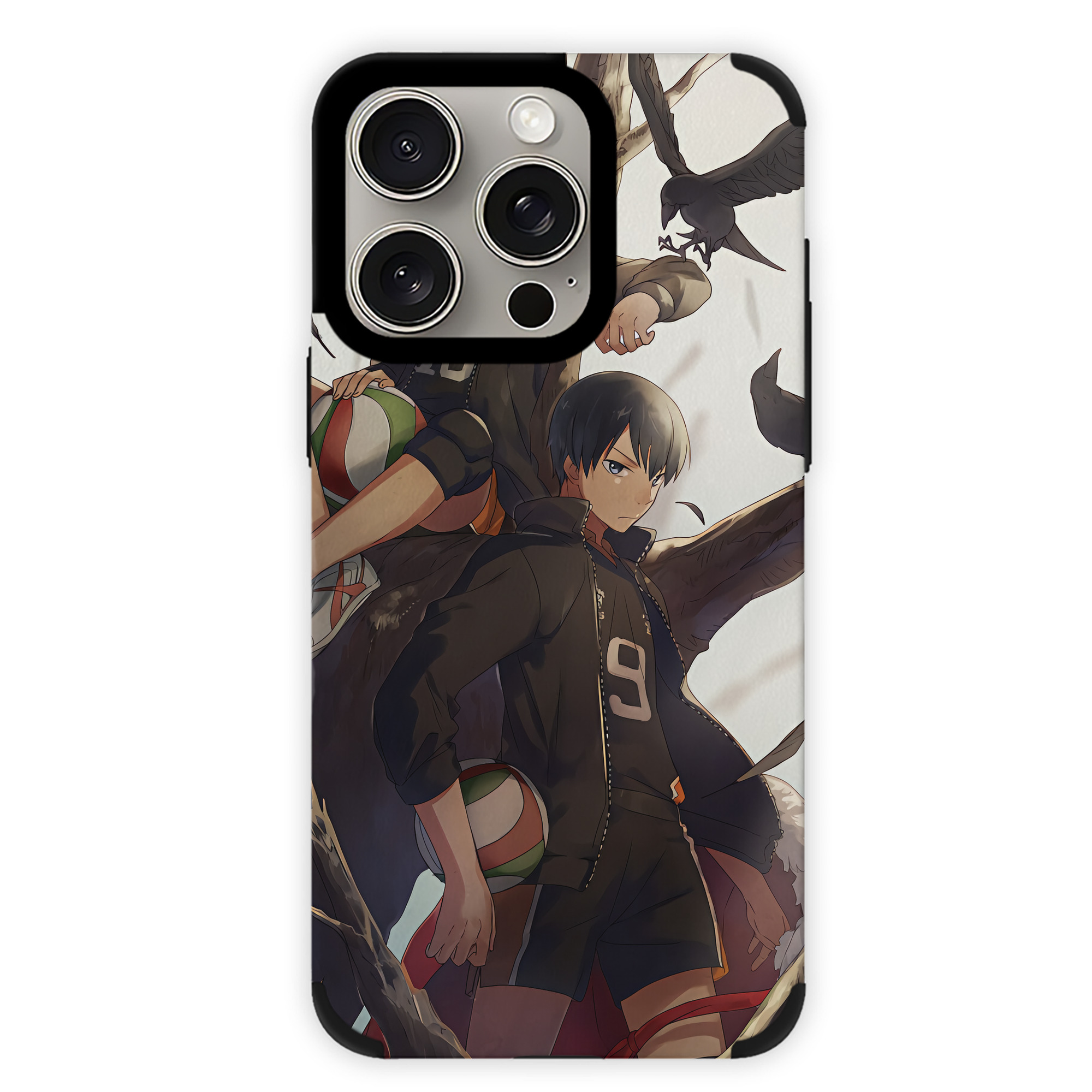 （画像用） ハイキュー!! Haikyu!! 【iPhone15ProMax対応】 PUレザー スマホケース 耐衝撃＆黄変防止