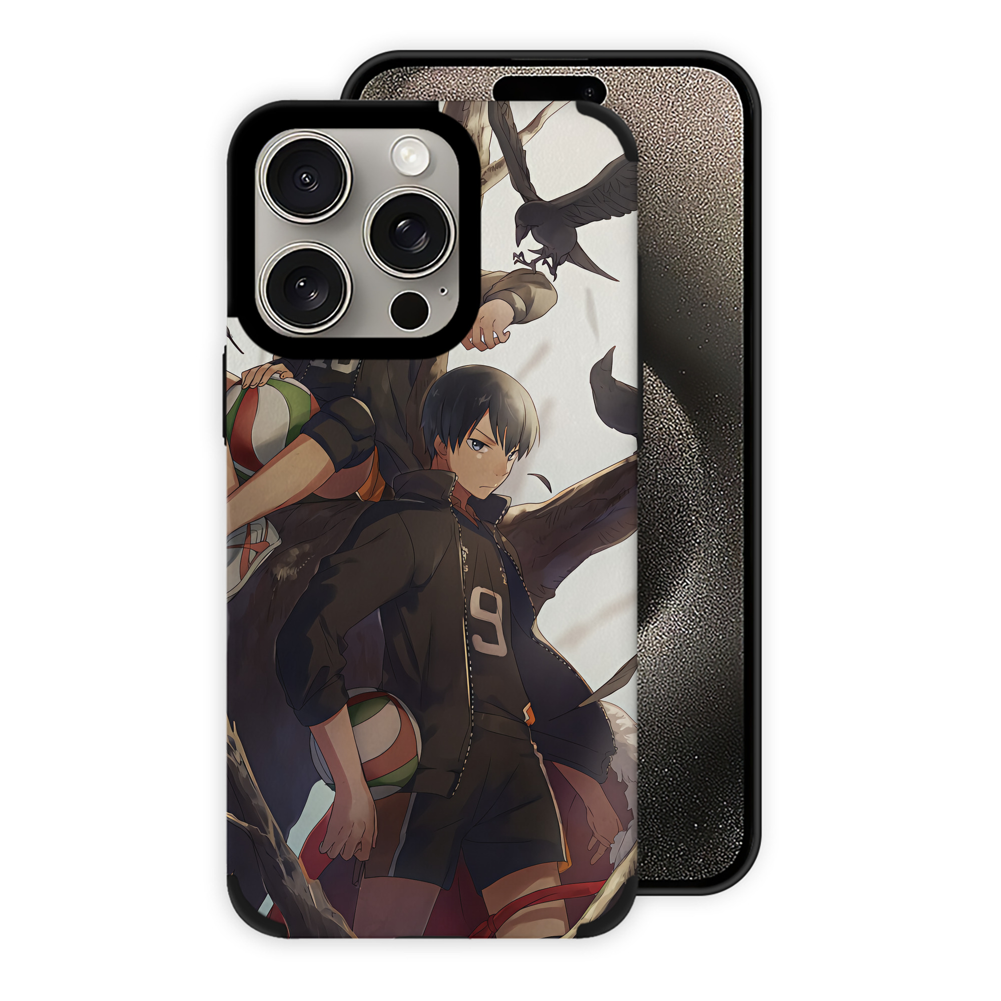 （画像用） ハイキュー!! Haikyu!! 【iPhone15ProMax対応】 PUレザー スマホケース 耐衝撃＆黄変防止