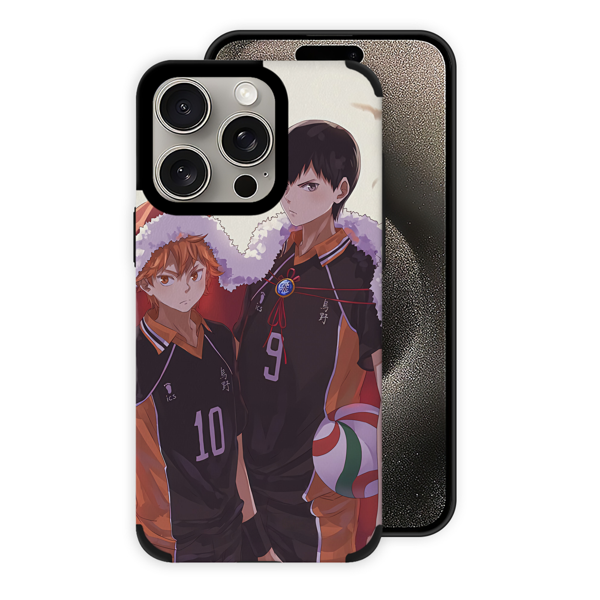 （画像用） ハイキュー!! Haikyu!! 【iPhone15ProMax対応】 PUレザー スマホケース 耐衝撃＆黄変防止