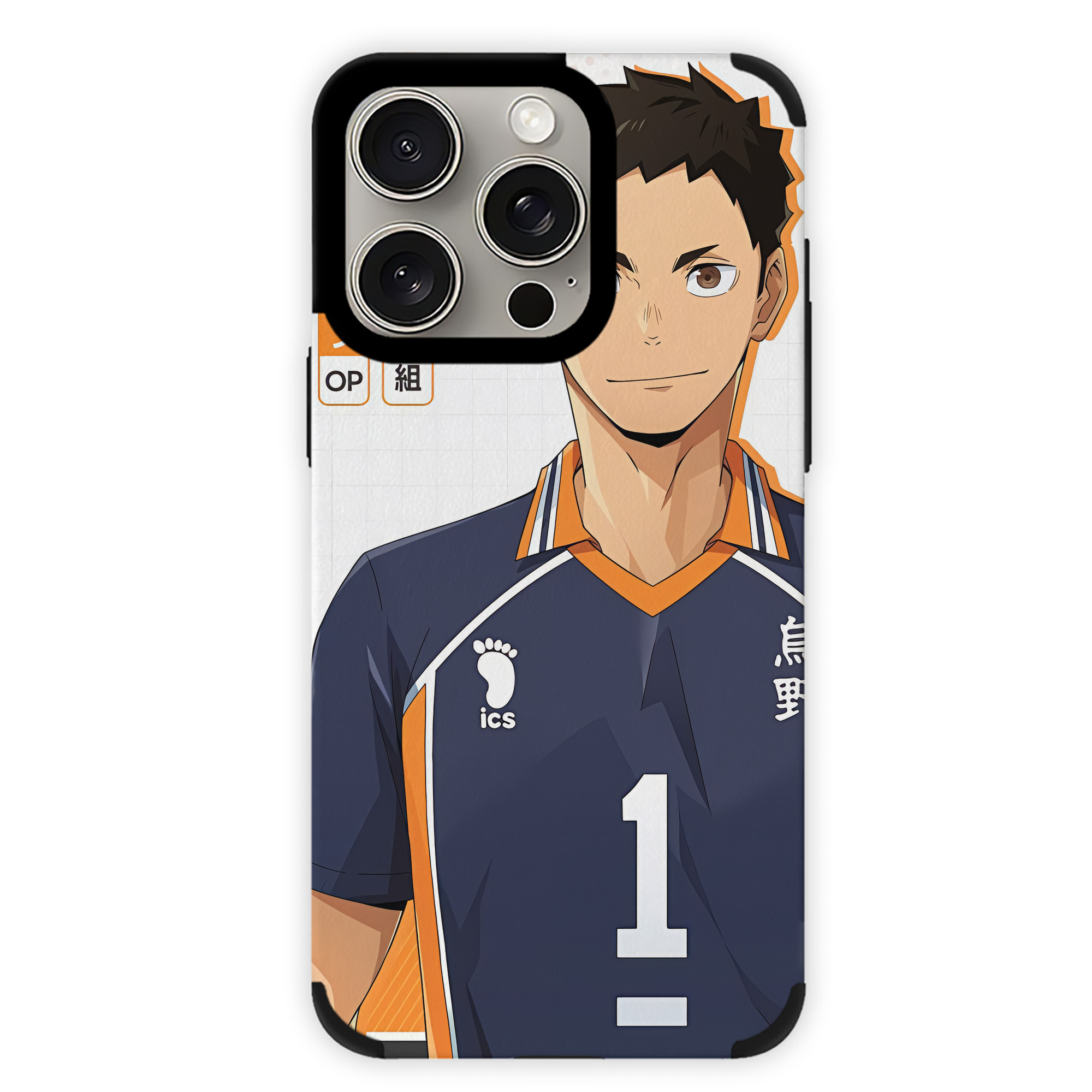 （画像用） ハイキュー!! Haikyu!! 【iPhone15ProMax対応】 PUレザー スマホケース 耐衝撃＆黄変防止