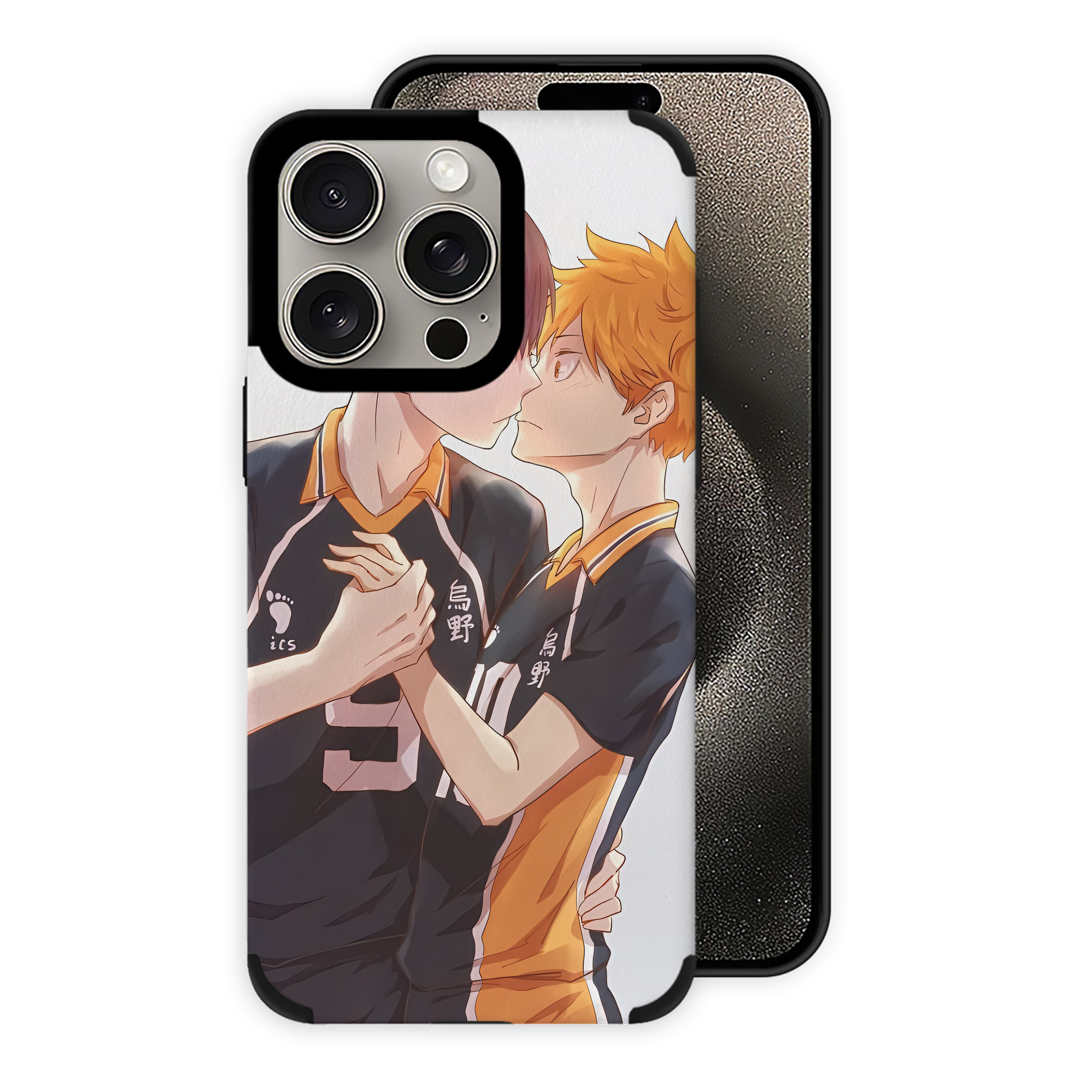 （画像用） ハイキュー!! Haikyu!! 【iPhone15ProMax対応】 PUレザー スマホケース 耐衝撃＆黄変防止